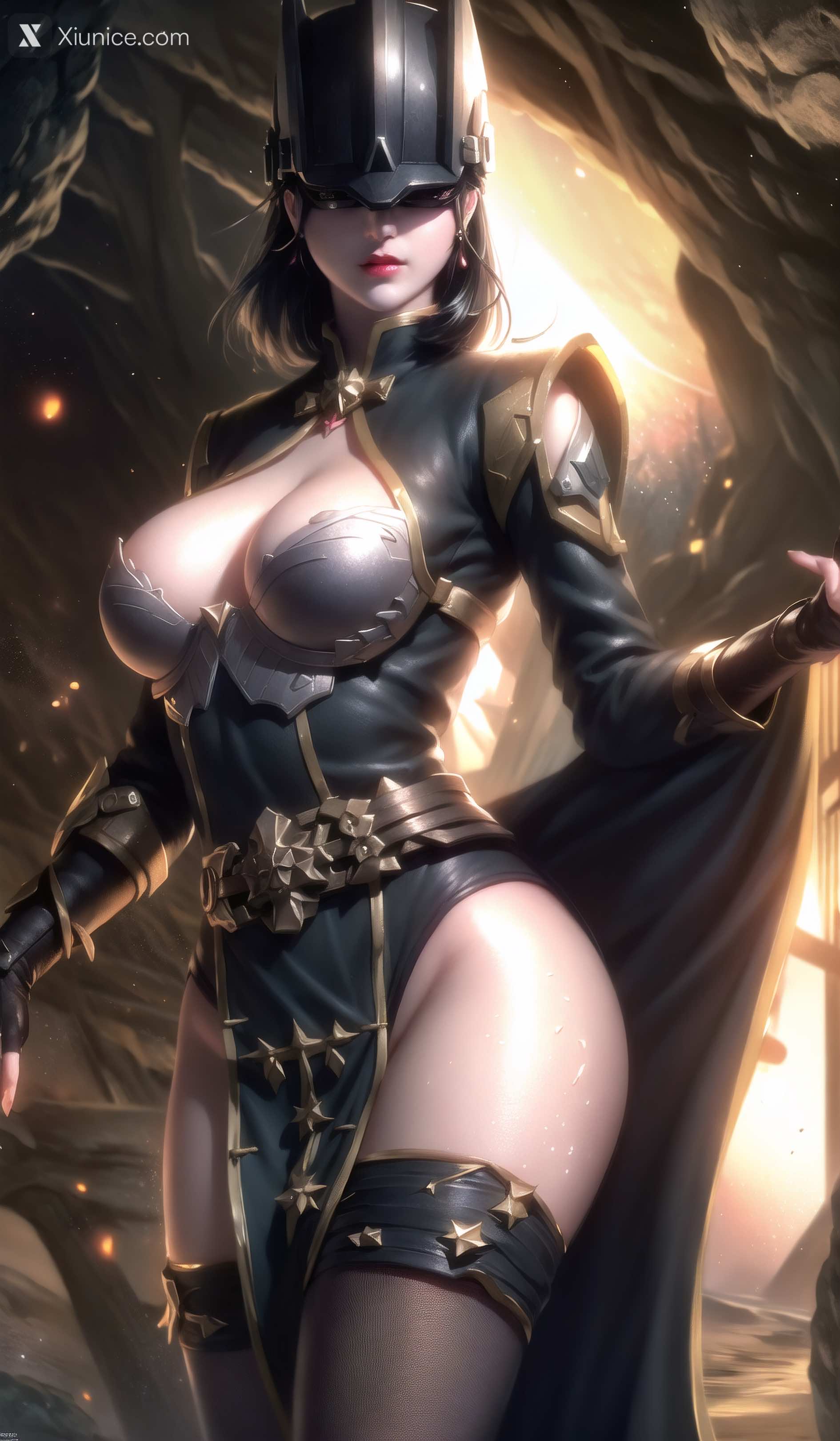 AI Girl Xiunice.com 灵笼 白月魁 荷光者 镜南 荷光者 1 30