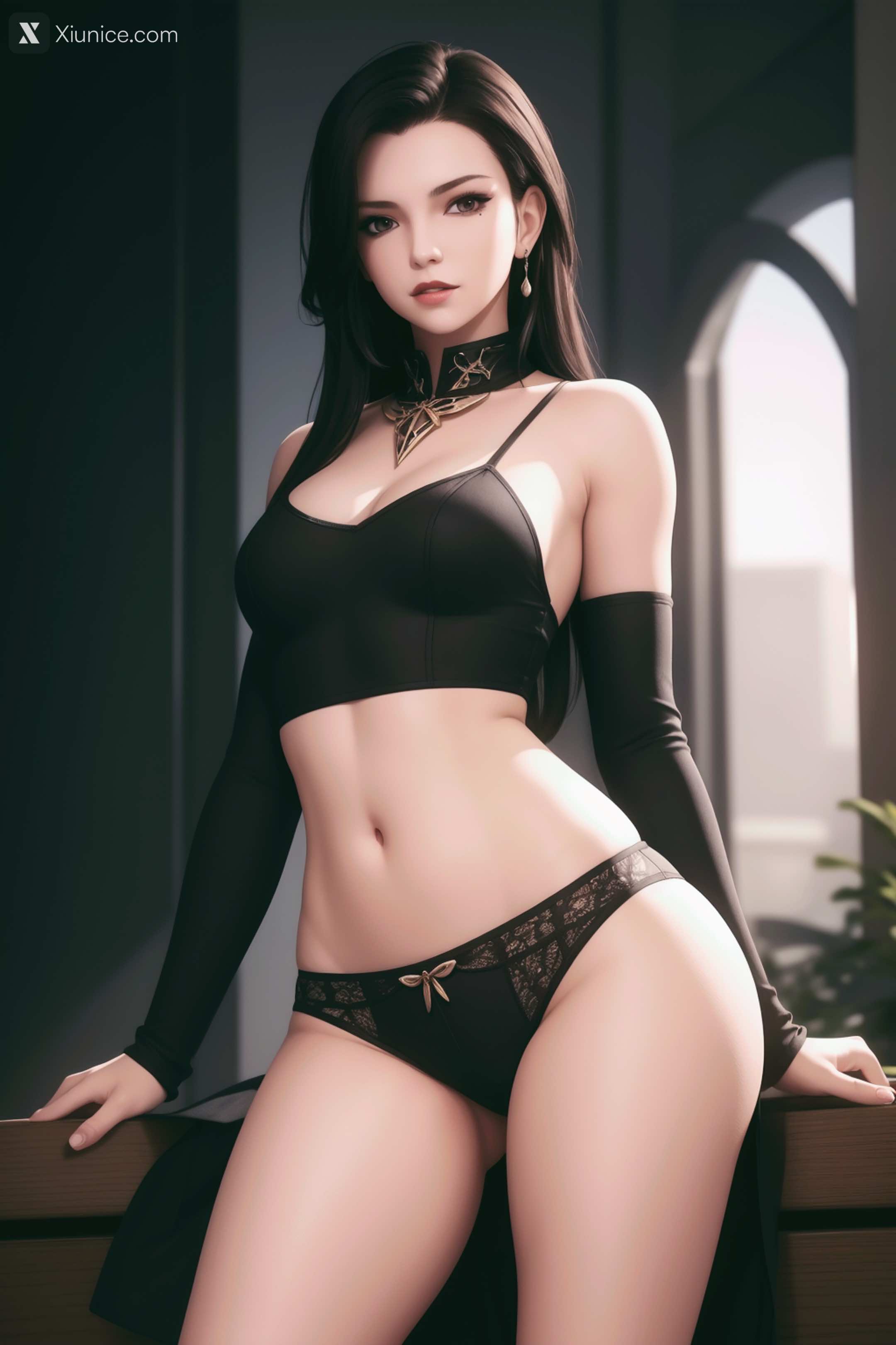 AI Girl Xiunice.com 灵笼 白月魁 荷光者 镜南 镜南 1 13