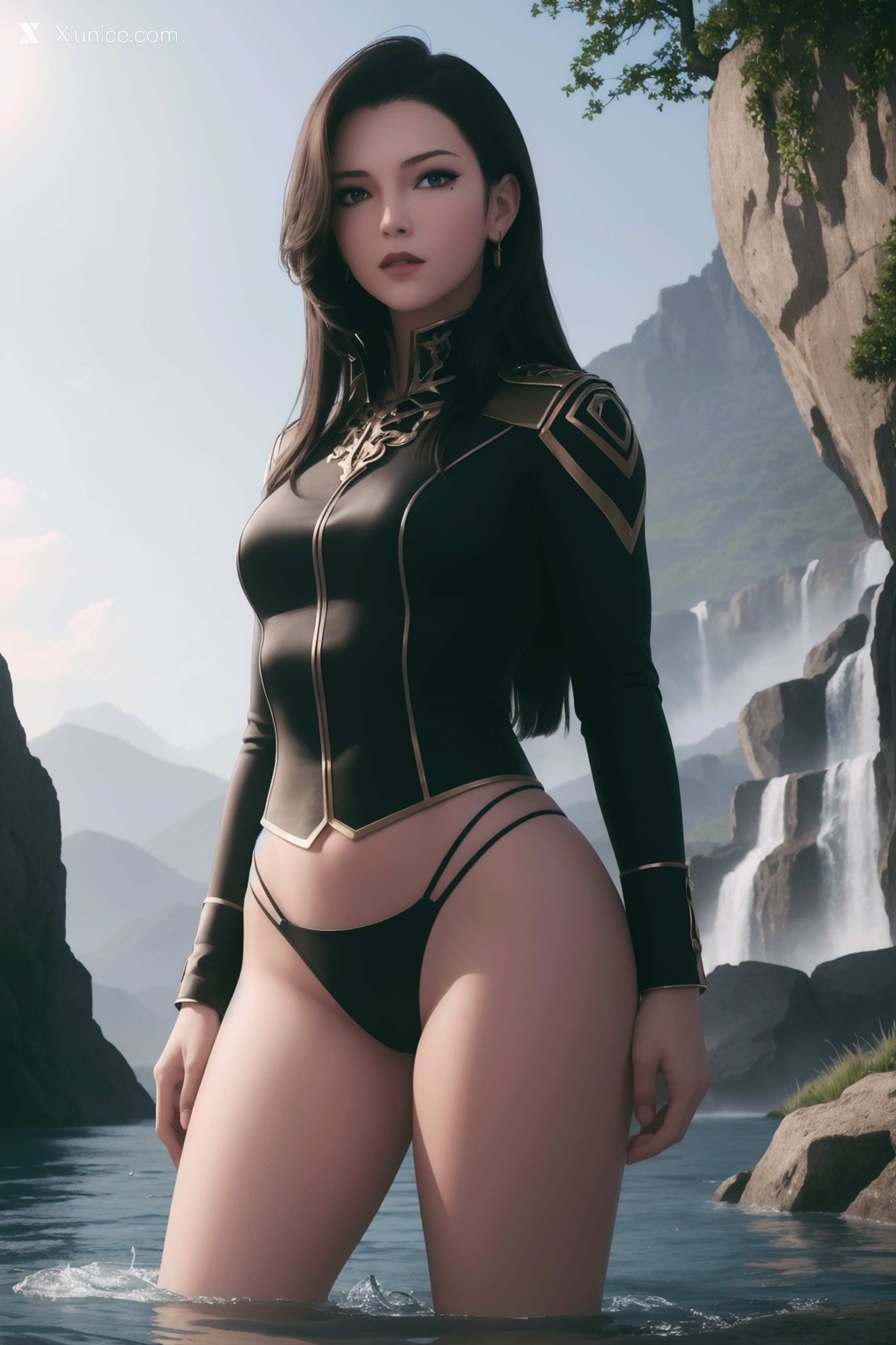 AI Girl Xiunice.com 灵笼 白月魁 荷光者 镜南 镜南 1 2