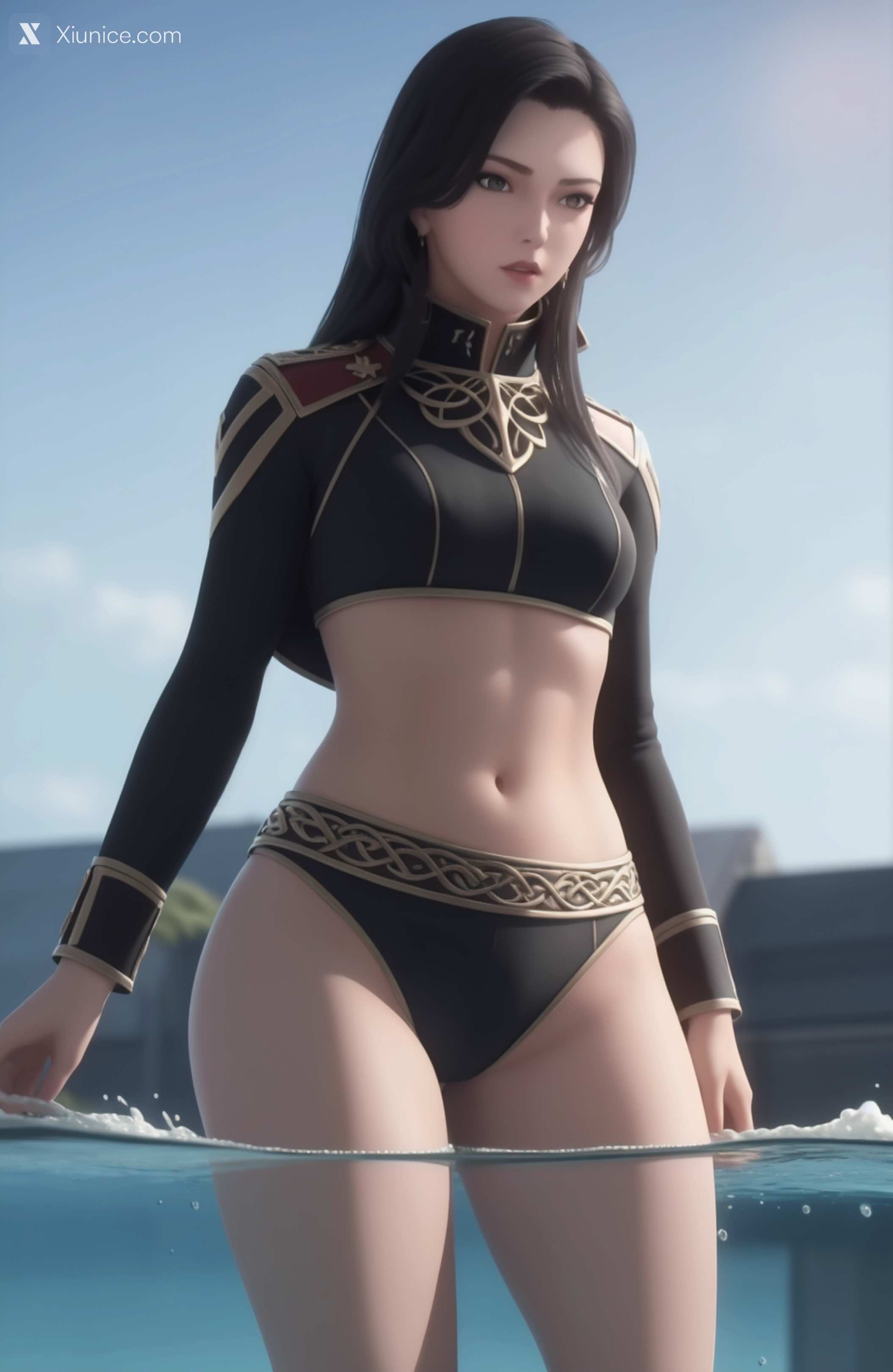 AI Girl Xiunice.com 灵笼 白月魁 荷光者 镜南 镜南 1 25