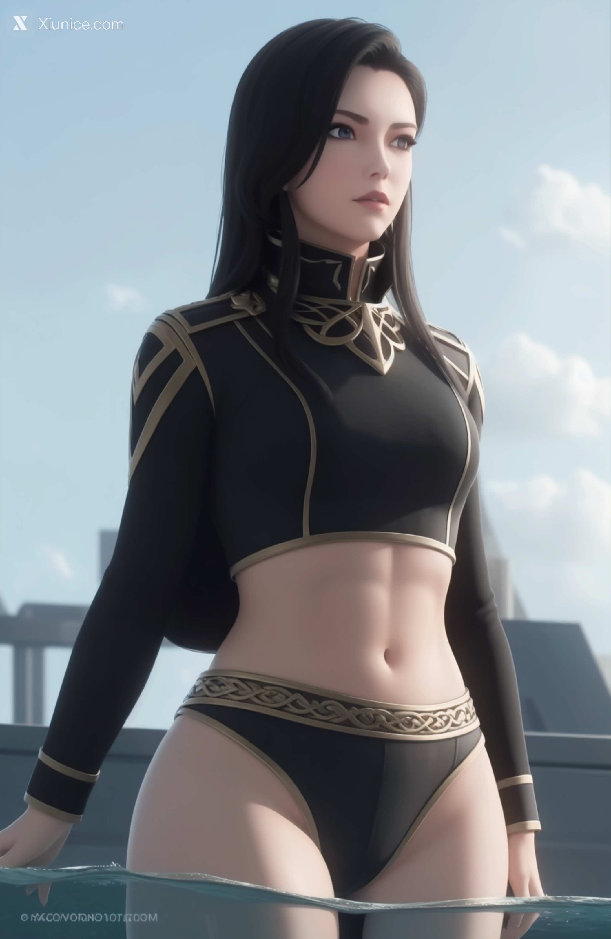 AI Girl Xiunice.com 灵笼 白月魁 荷光者 镜南 镜南 1 27