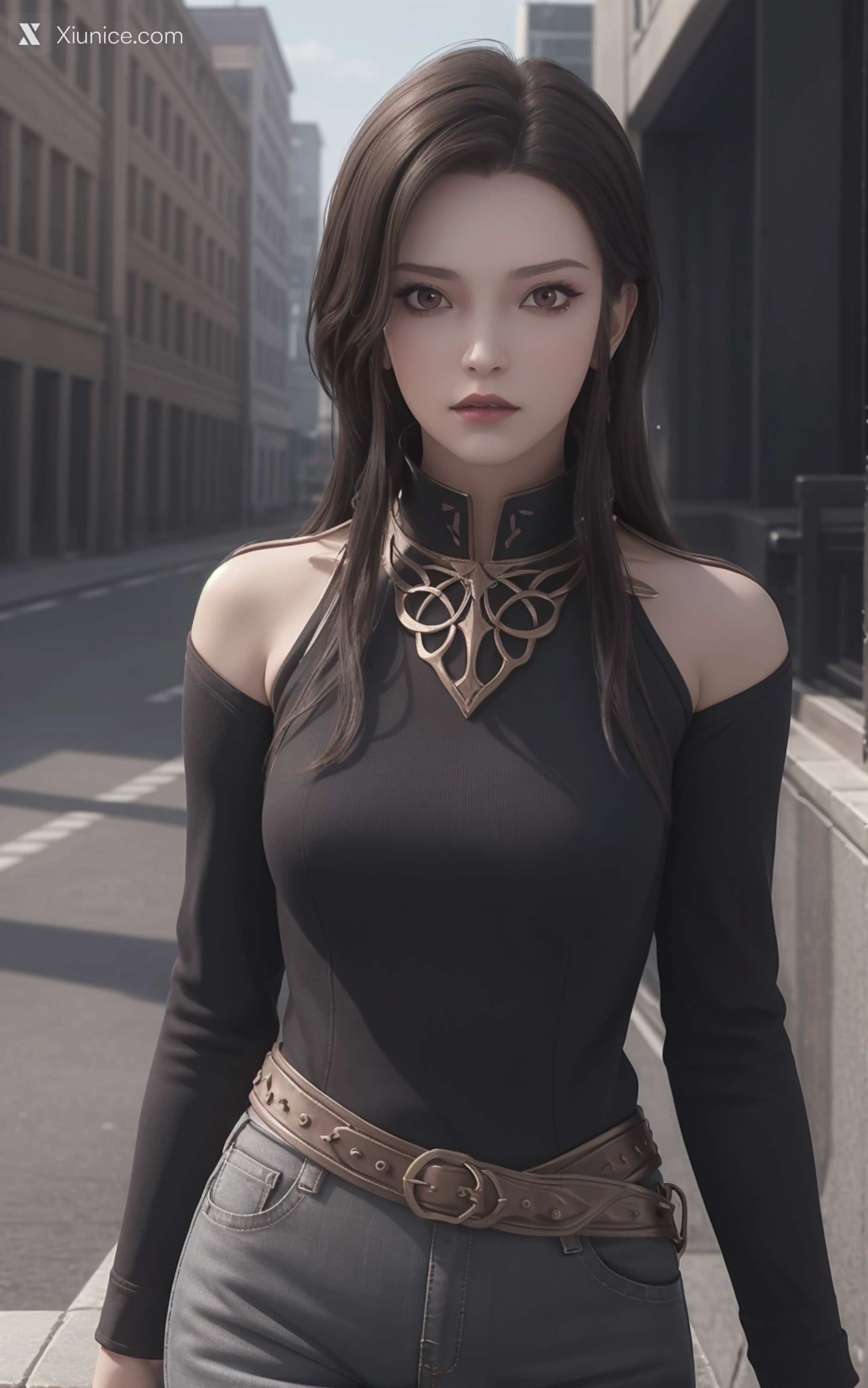 AI Girl Xiunice.com 灵笼 白月魁 荷光者 镜南 镜南 1 28