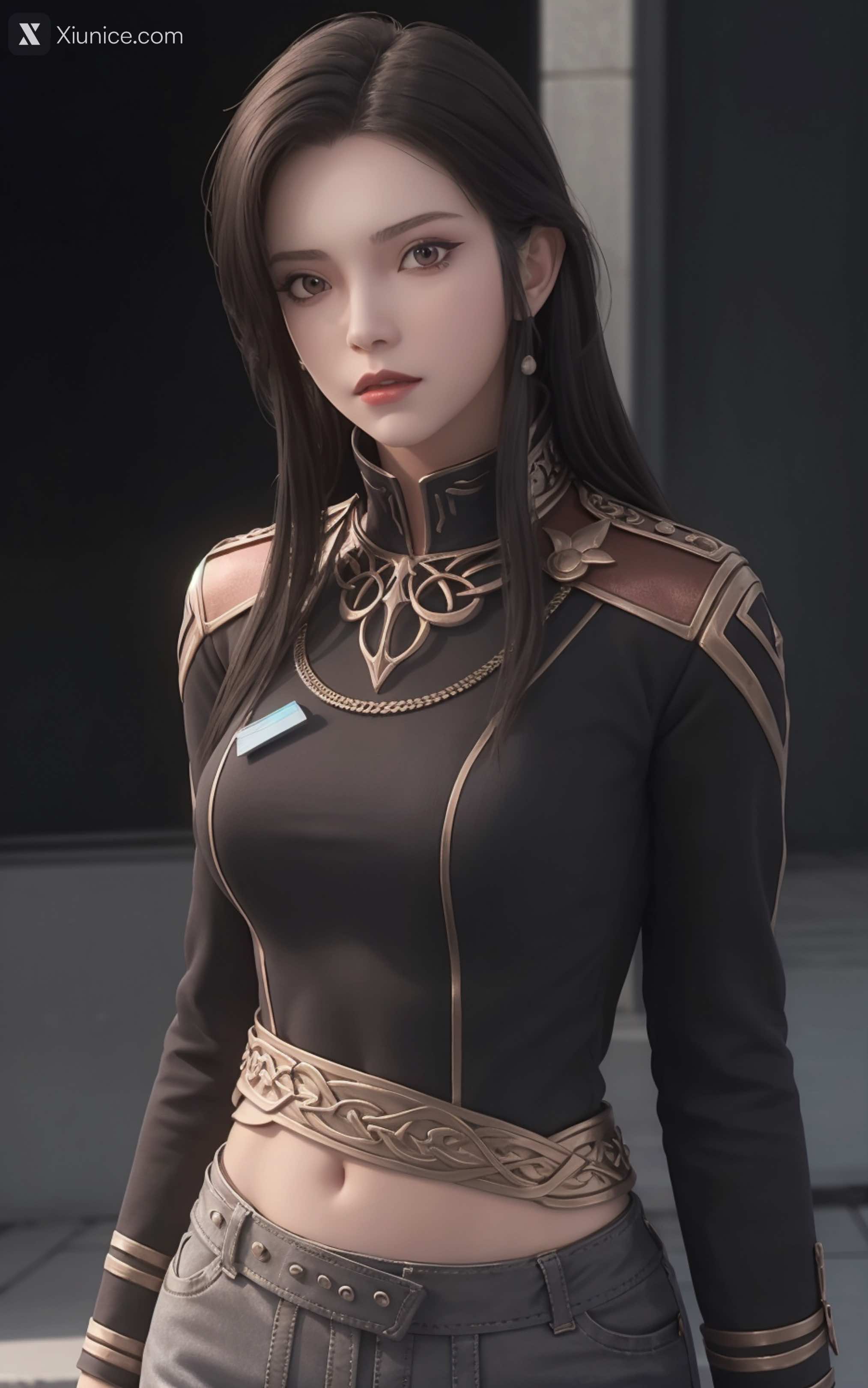 AI Girl Xiunice.com 灵笼 白月魁 荷光者 镜南 镜南 1 29
