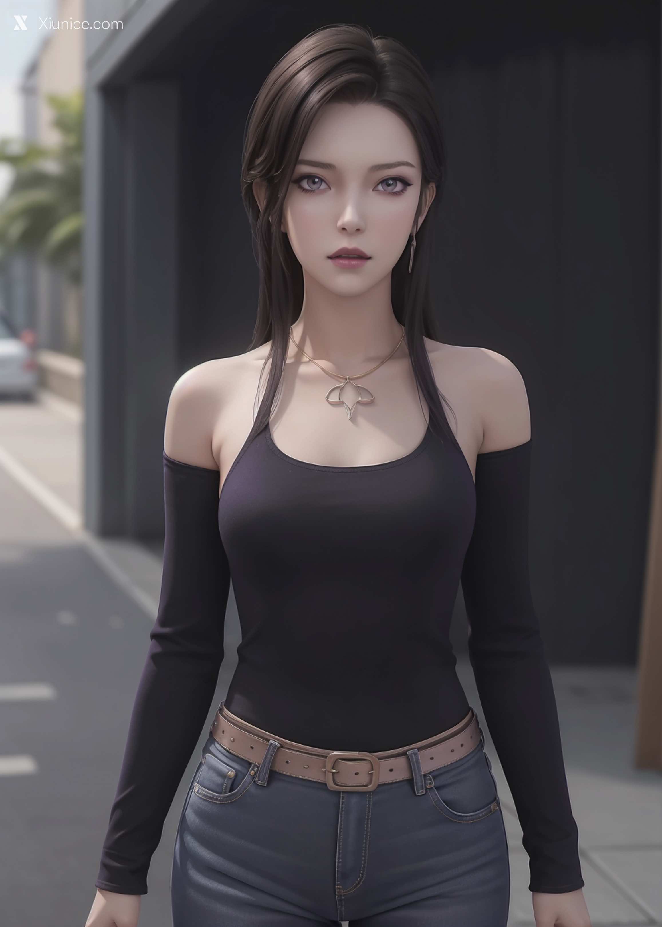 AI Girl Xiunice.com 灵笼 白月魁 荷光者 镜南 镜南 1 32
