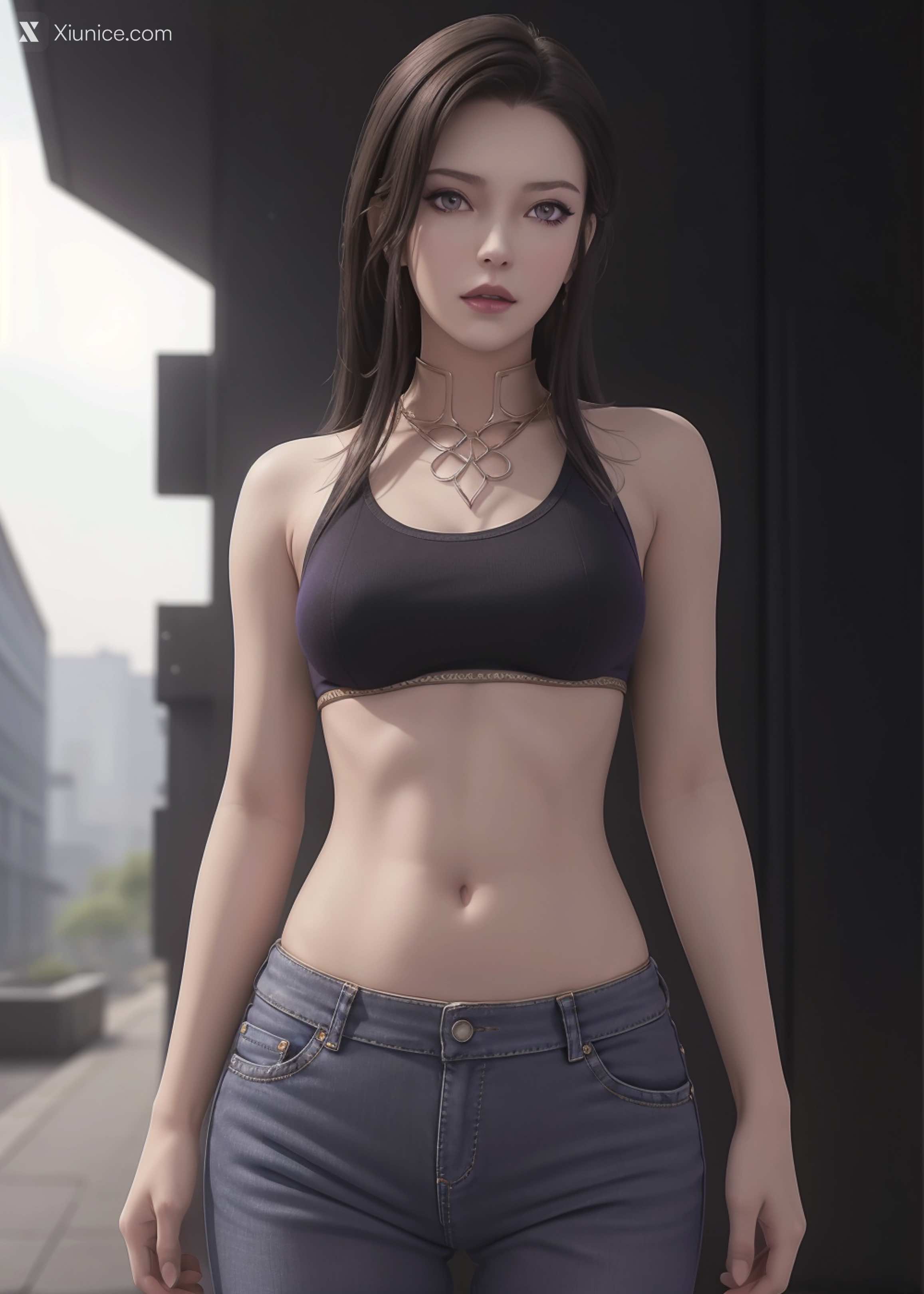 AI Girl Xiunice.com 灵笼 白月魁 荷光者 镜南 镜南 1 33