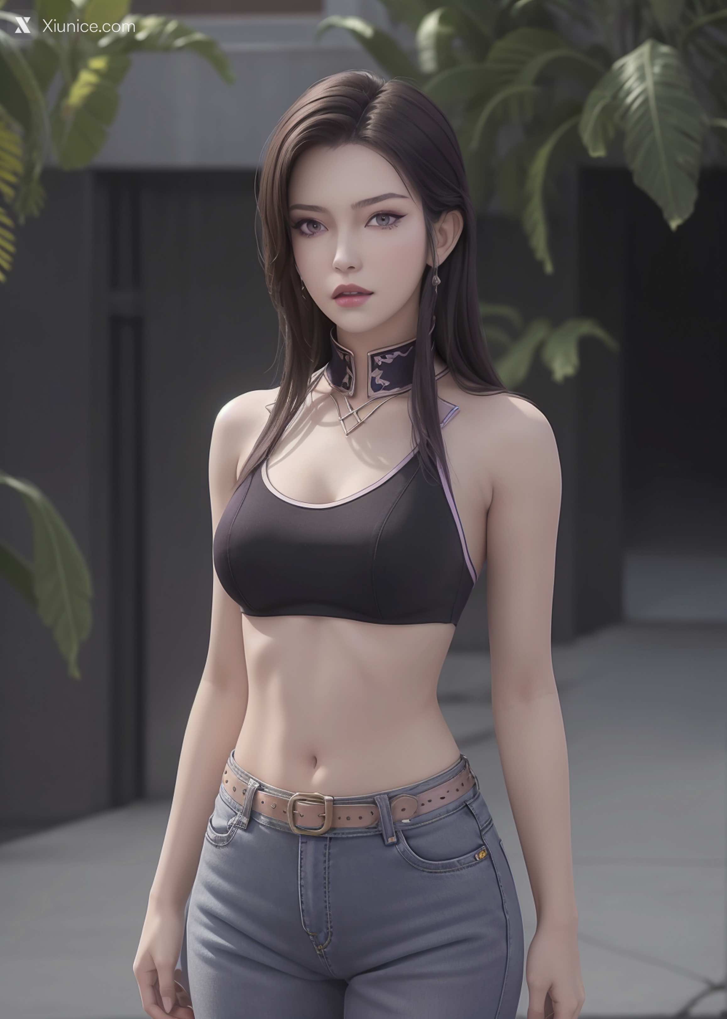 AI Girl Xiunice.com 灵笼 白月魁 荷光者 镜南 镜南 1 34