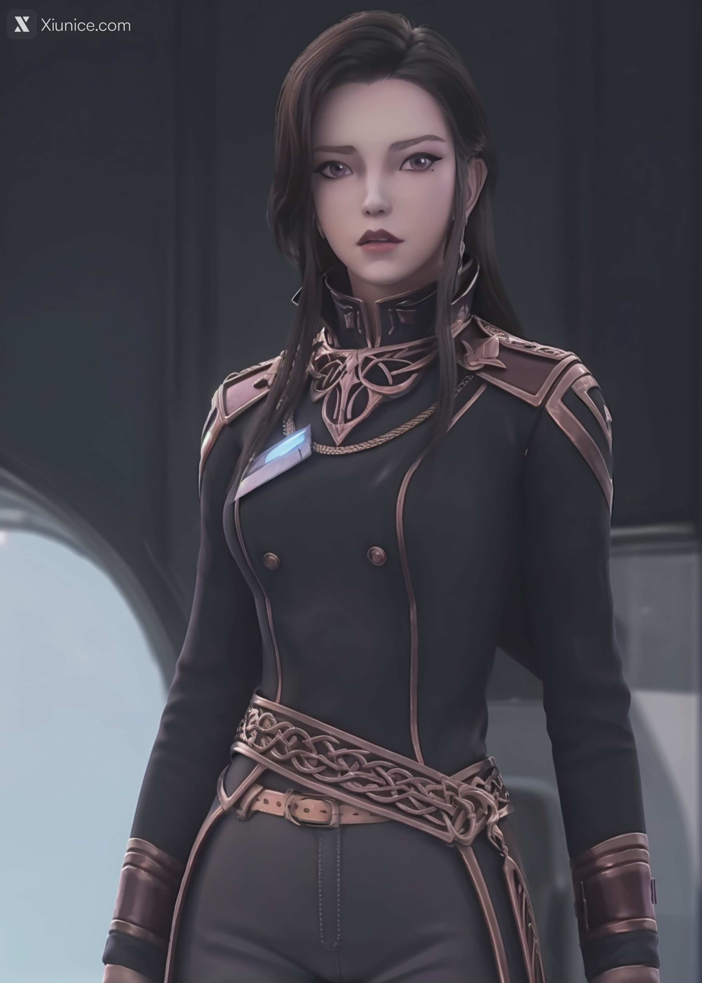 AI Girl Xiunice.com 灵笼 白月魁 荷光者 镜南 镜南 1 38