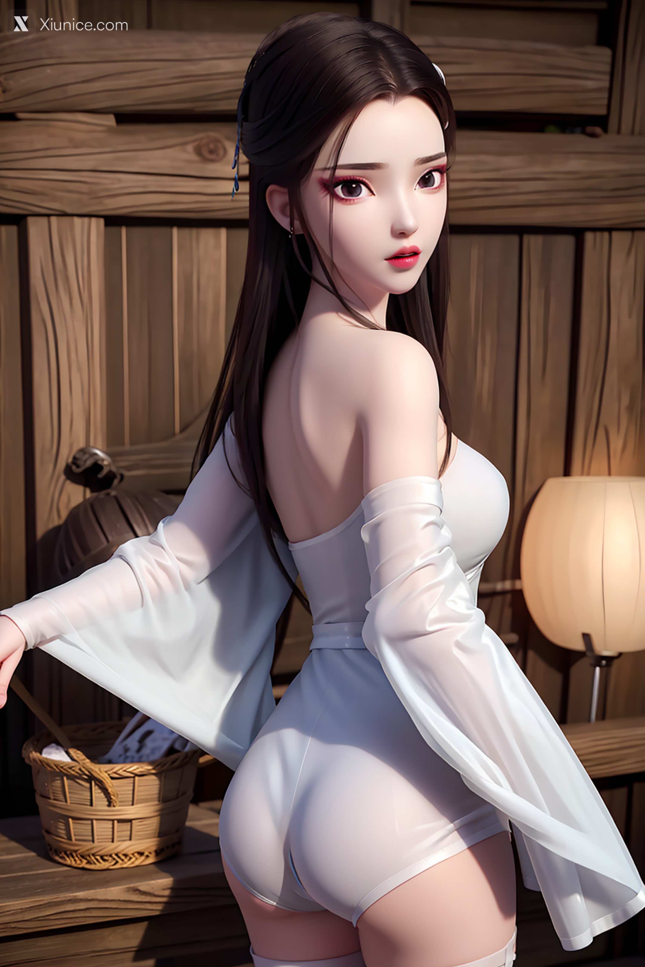 AI Girl Xiunice.com 白蛇缘起 小白 小白 白衣 12