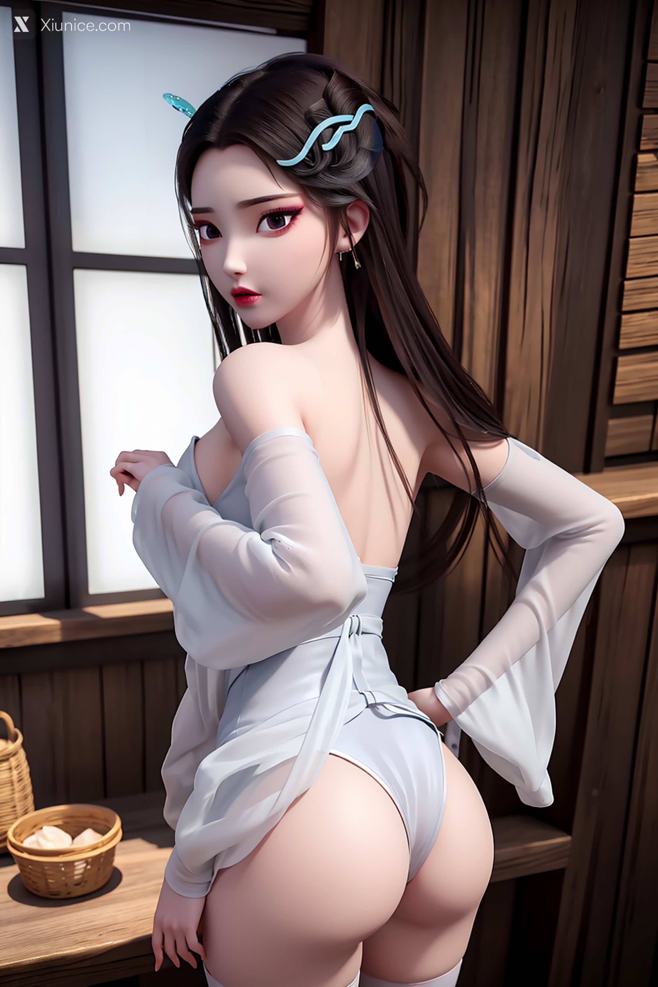 AI Girl Xiunice.com 白蛇缘起 小白 小白 白衣 14
