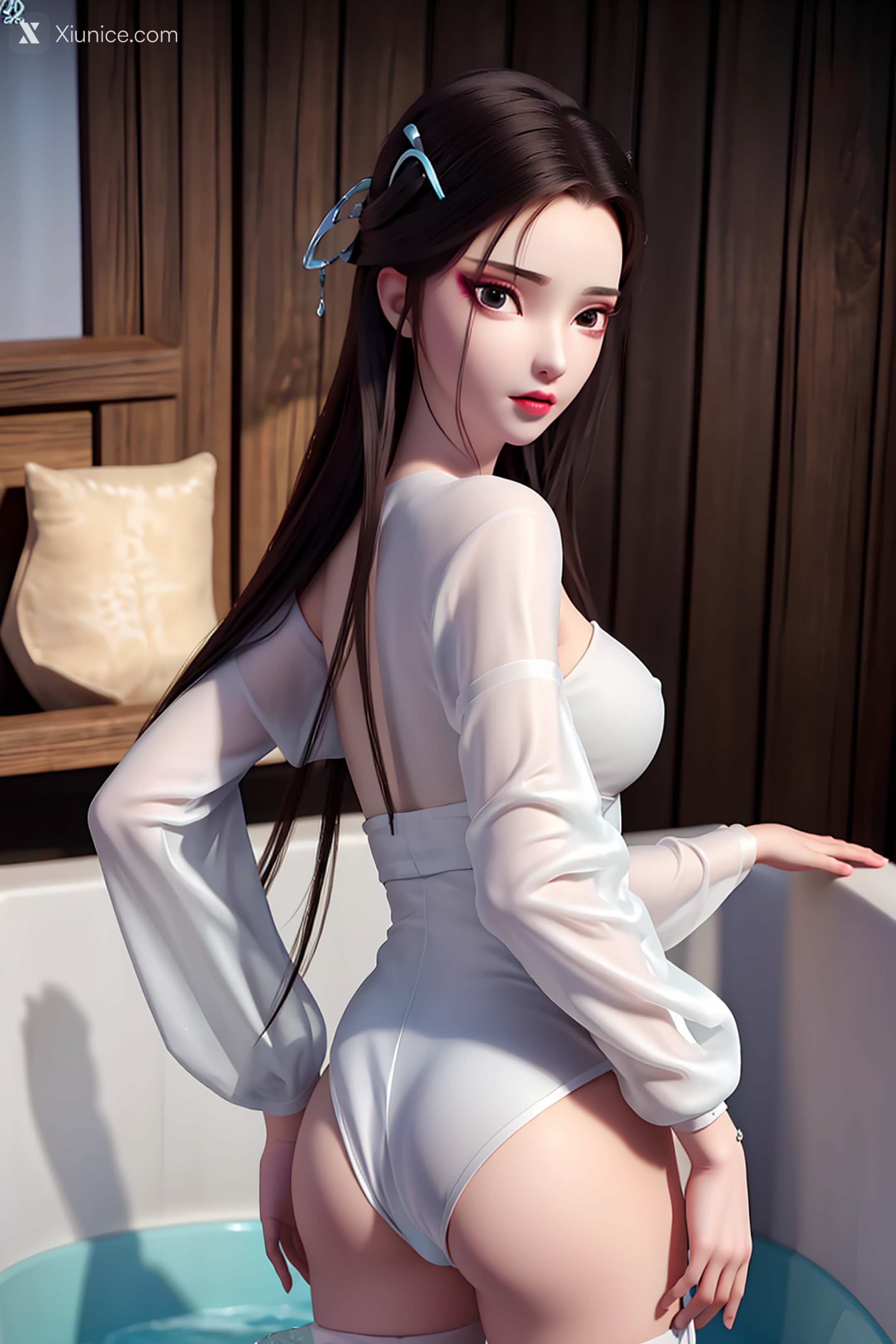 AI Girl Xiunice.com 白蛇缘起 小白 小白 白衣 29