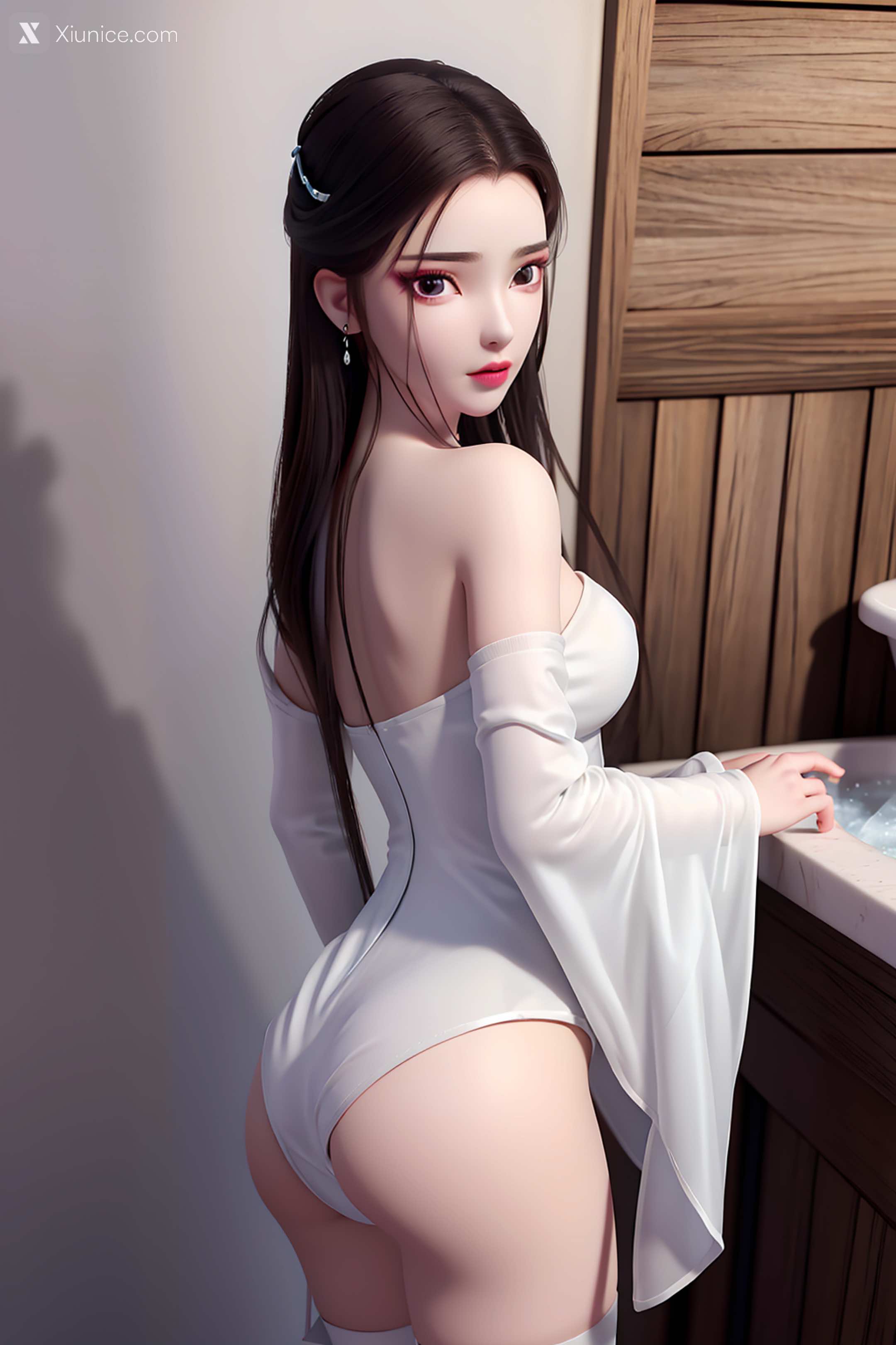 AI Girl Xiunice.com 白蛇缘起 小白 小白 白衣 3