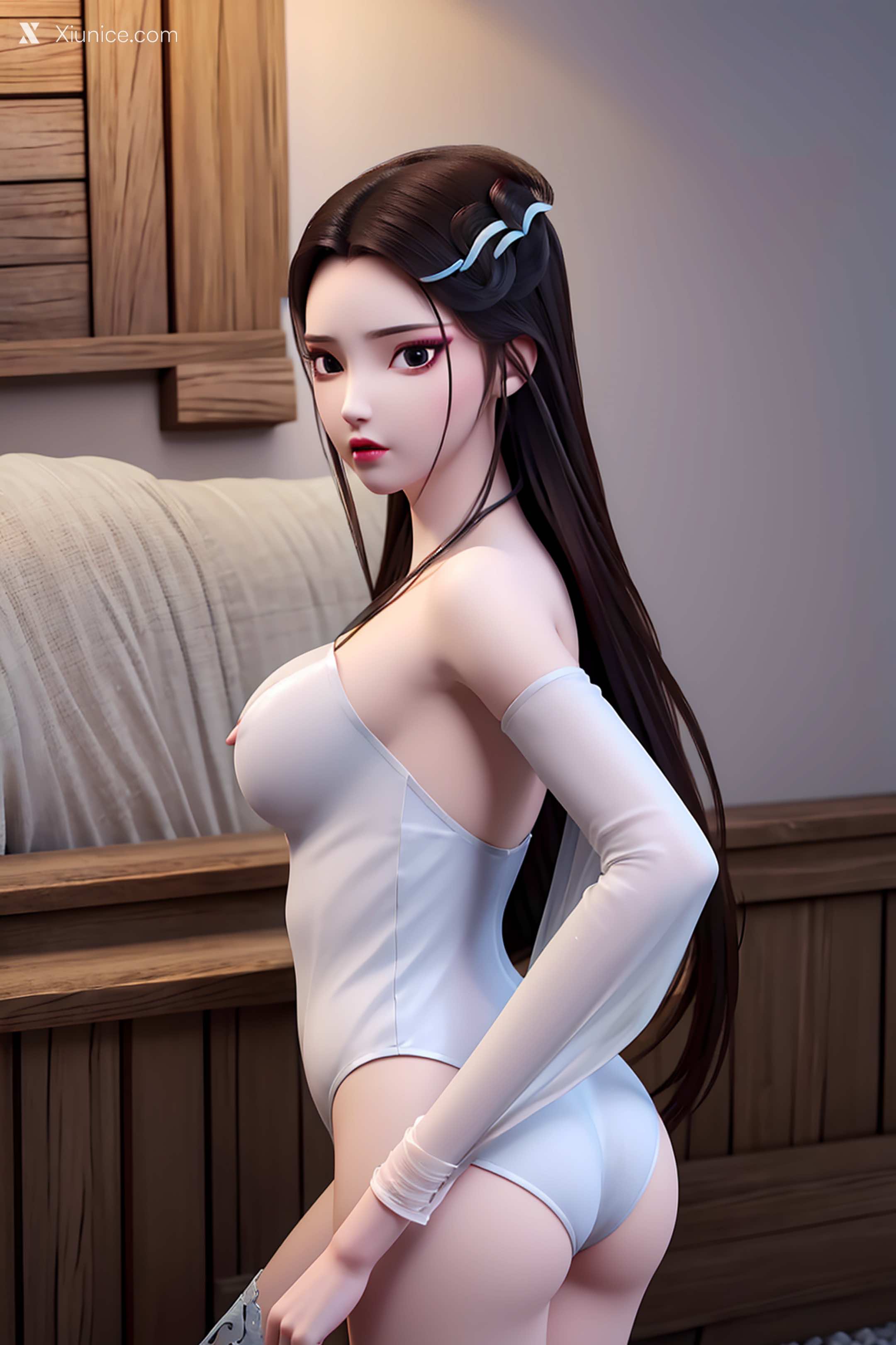 AI Girl Xiunice.com 白蛇缘起 小白 小白 白衣 31
