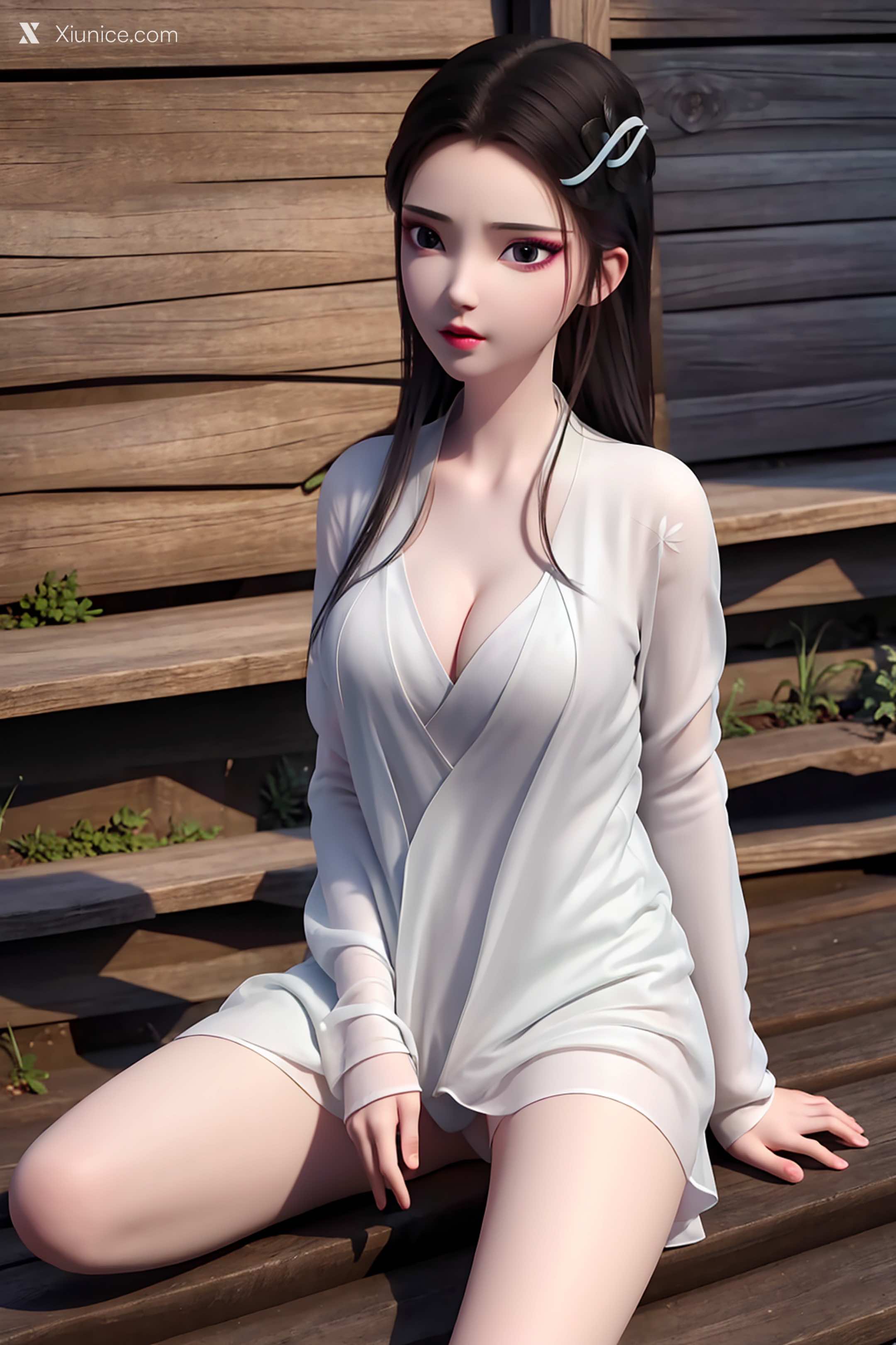 AI Girl Xiunice.com 白蛇缘起 小白 小白 白衣 33