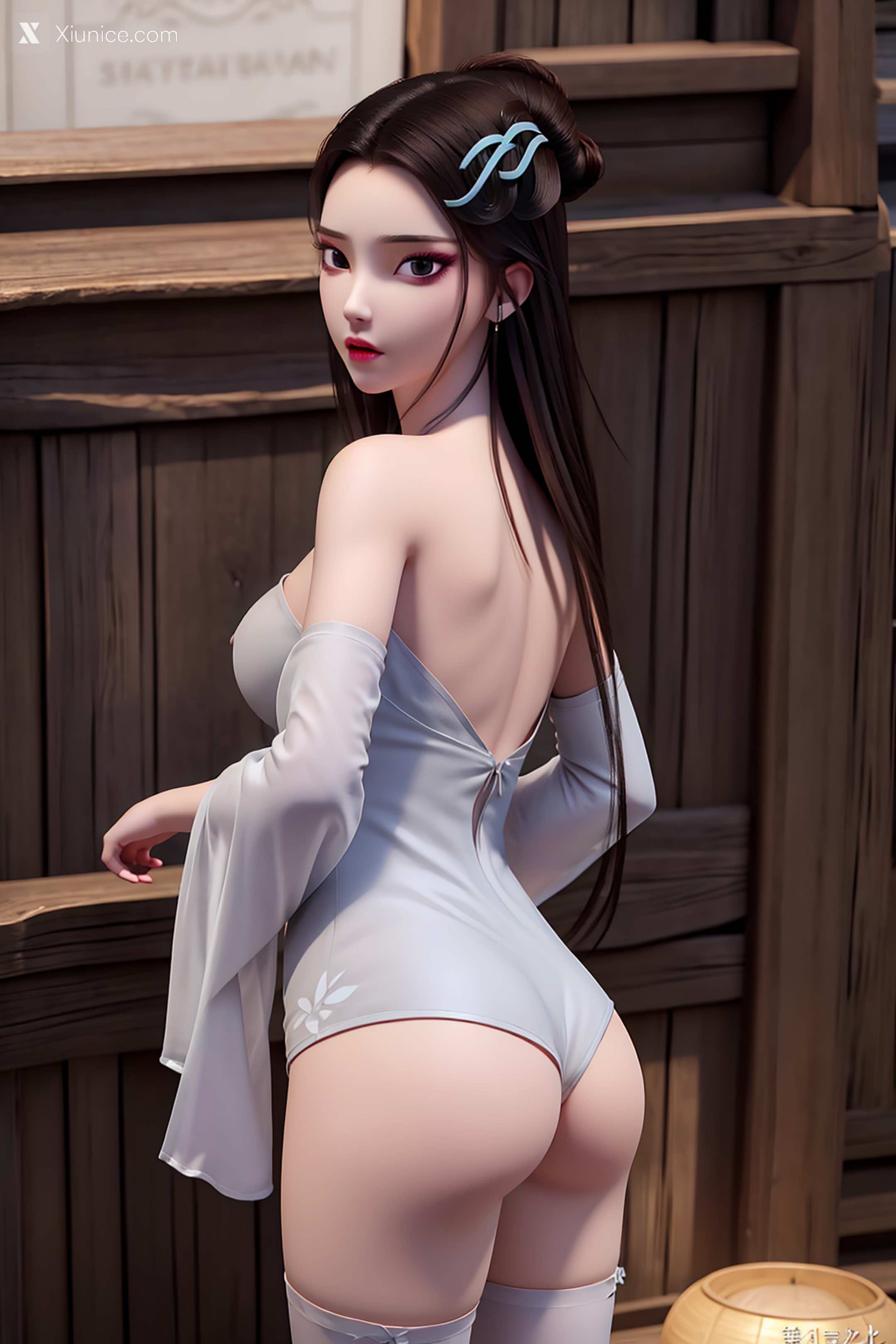 AI Girl Xiunice.com 白蛇缘起 小白 小白 白衣 9