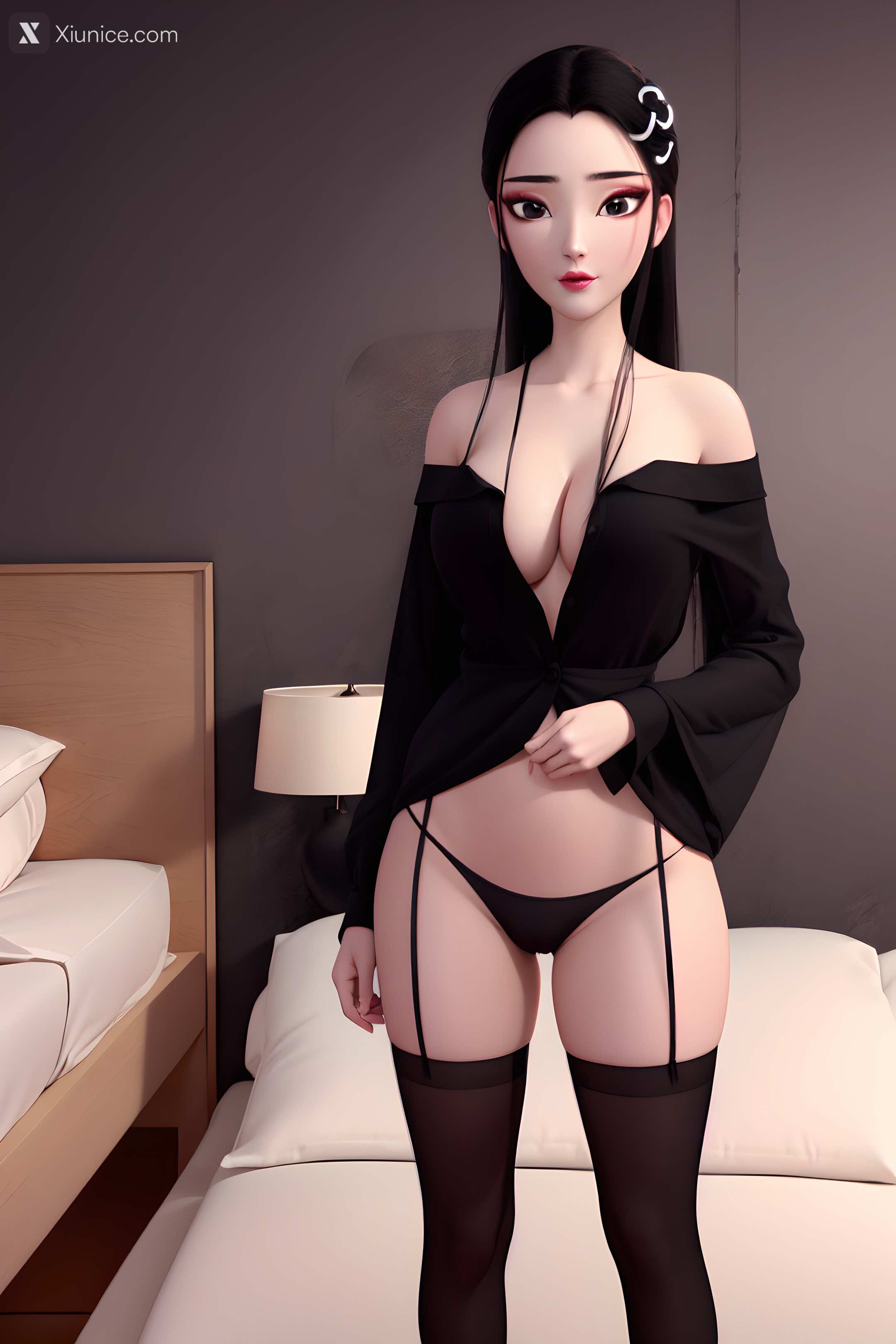 AI Girl Xiunice.com 白蛇缘起 小白 小白 睡衣 15