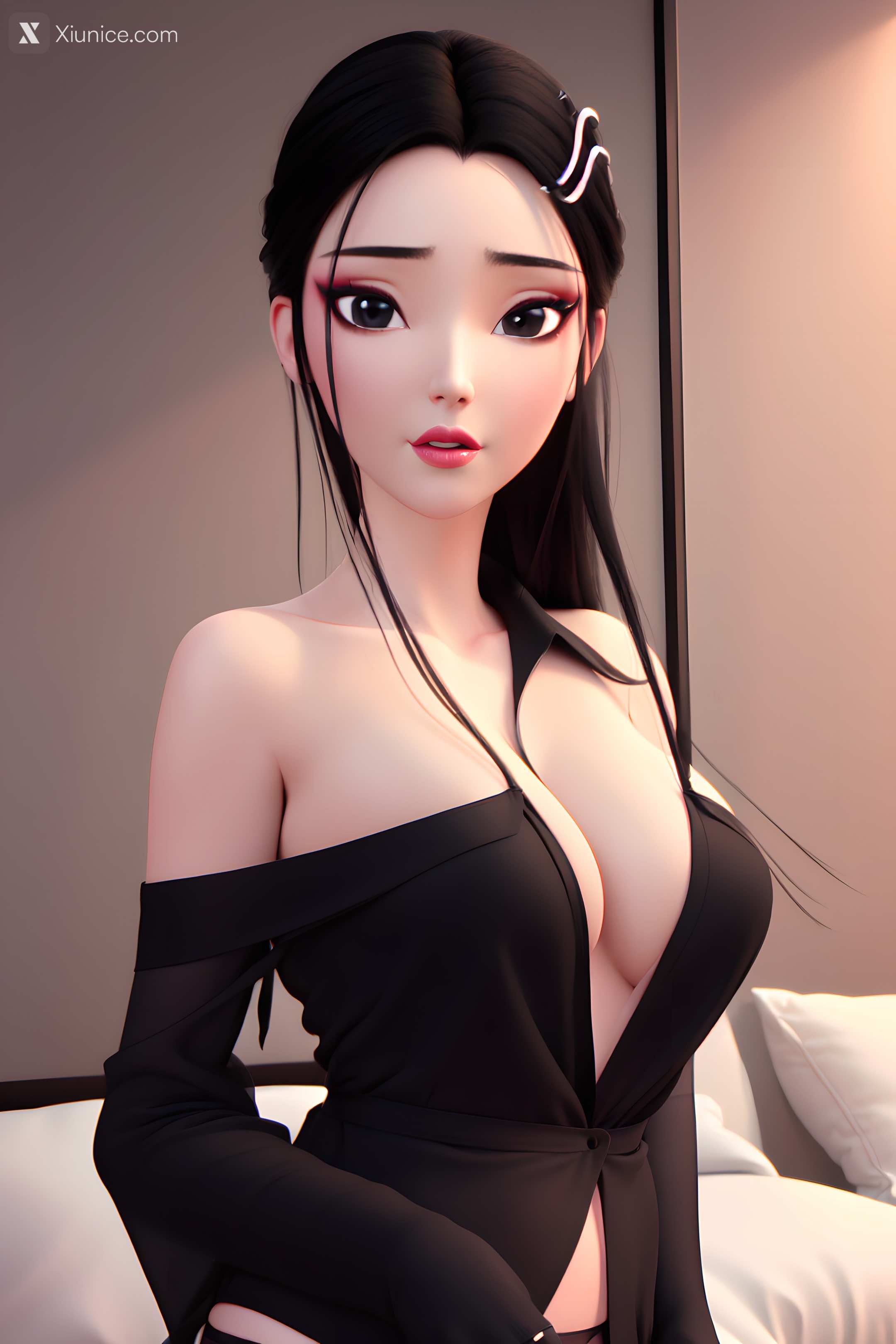 AI Girl Xiunice.com 白蛇缘起 小白 小白 睡衣 18