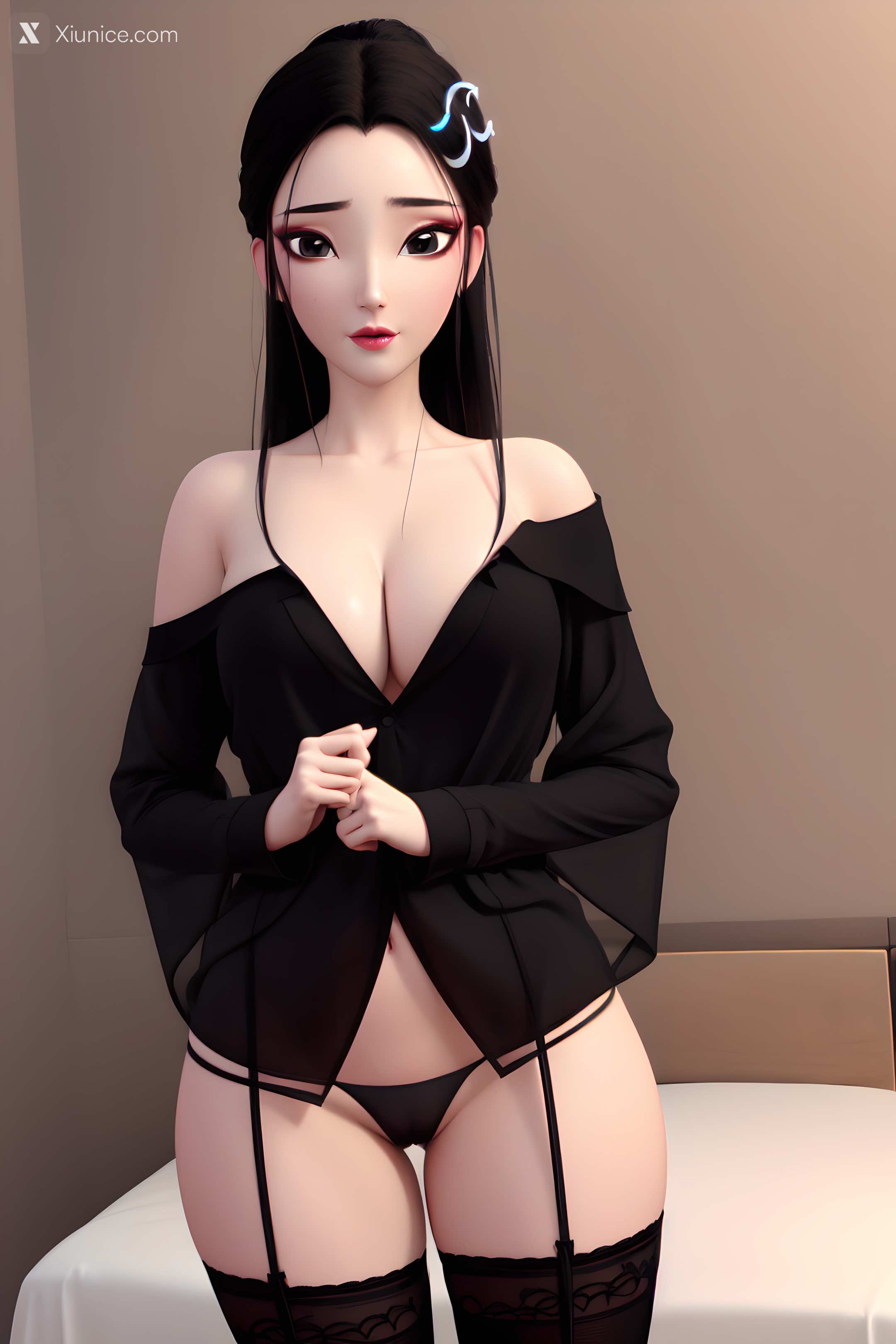 AI Girl Xiunice.com 白蛇缘起 小白 小白 睡衣 4