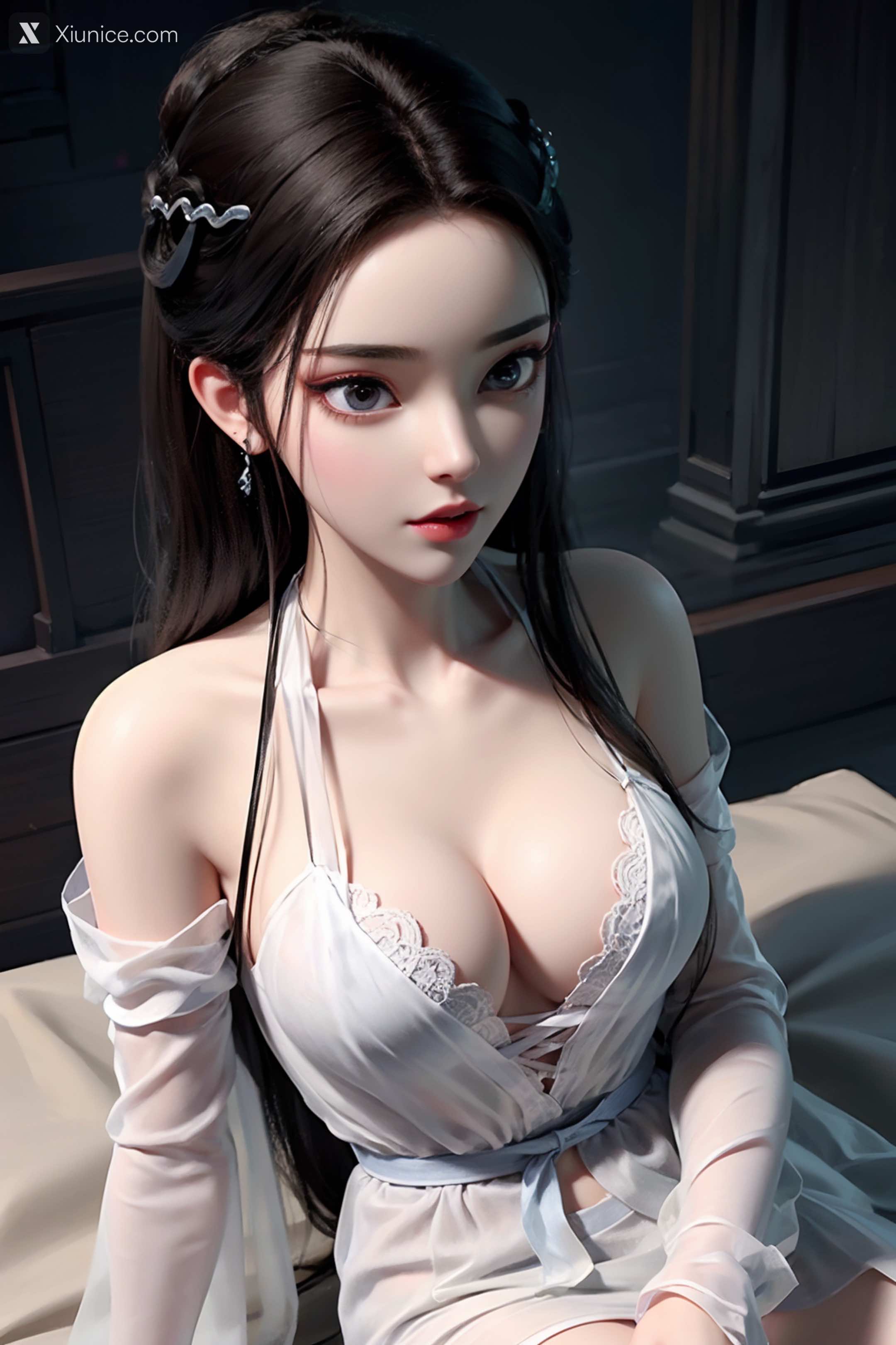AI Girl Xiunice.com 白蛇缘起 小白 小白 薄纱 EP.1 112