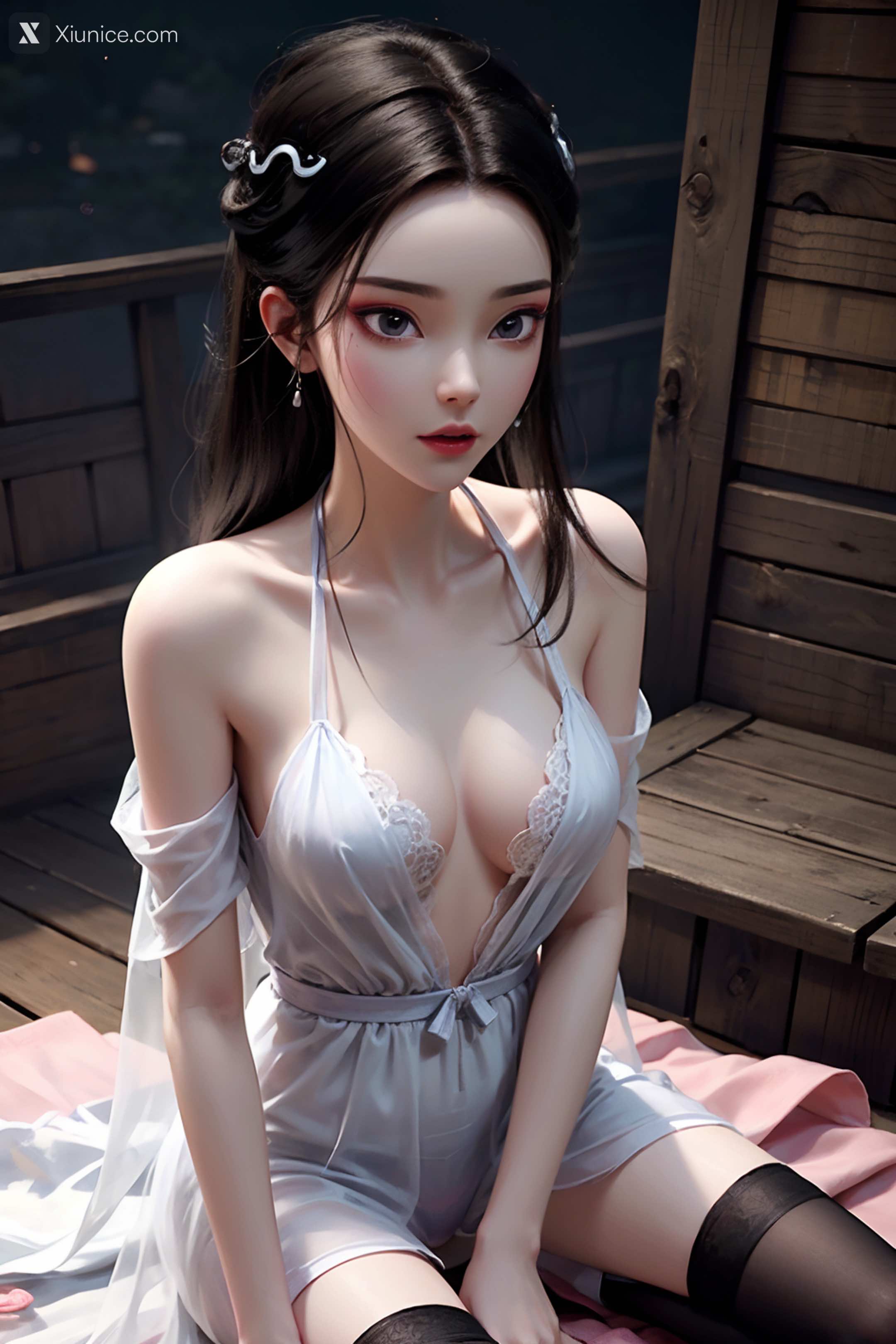 AI Girl Xiunice.com 白蛇缘起 小白 小白 薄纱 EP.1 132