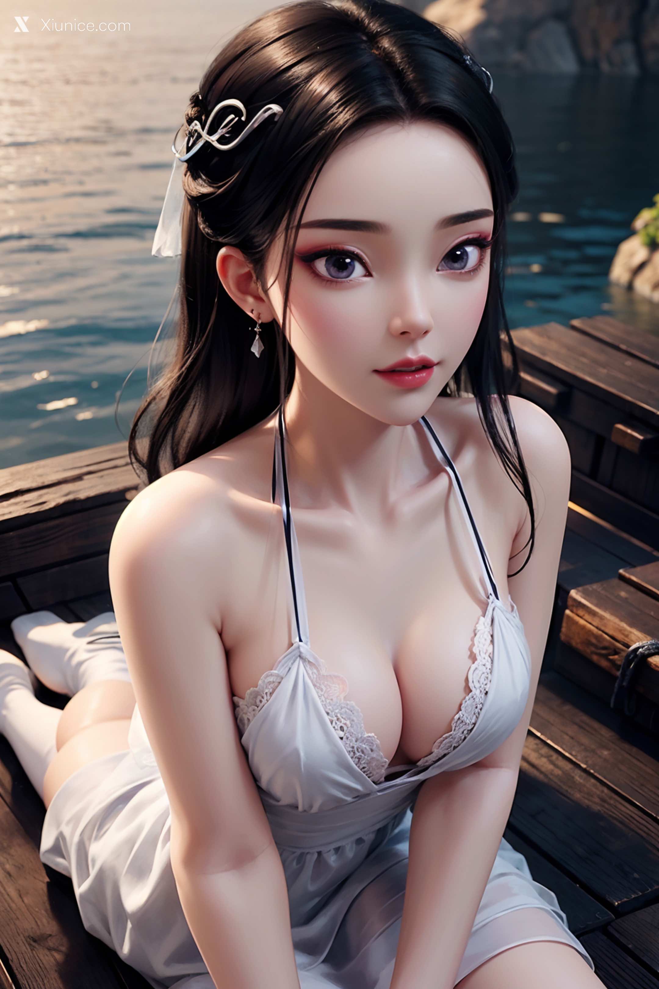 AI Girl Xiunice.com 白蛇缘起 小白 小白 薄纱 EP.1 144