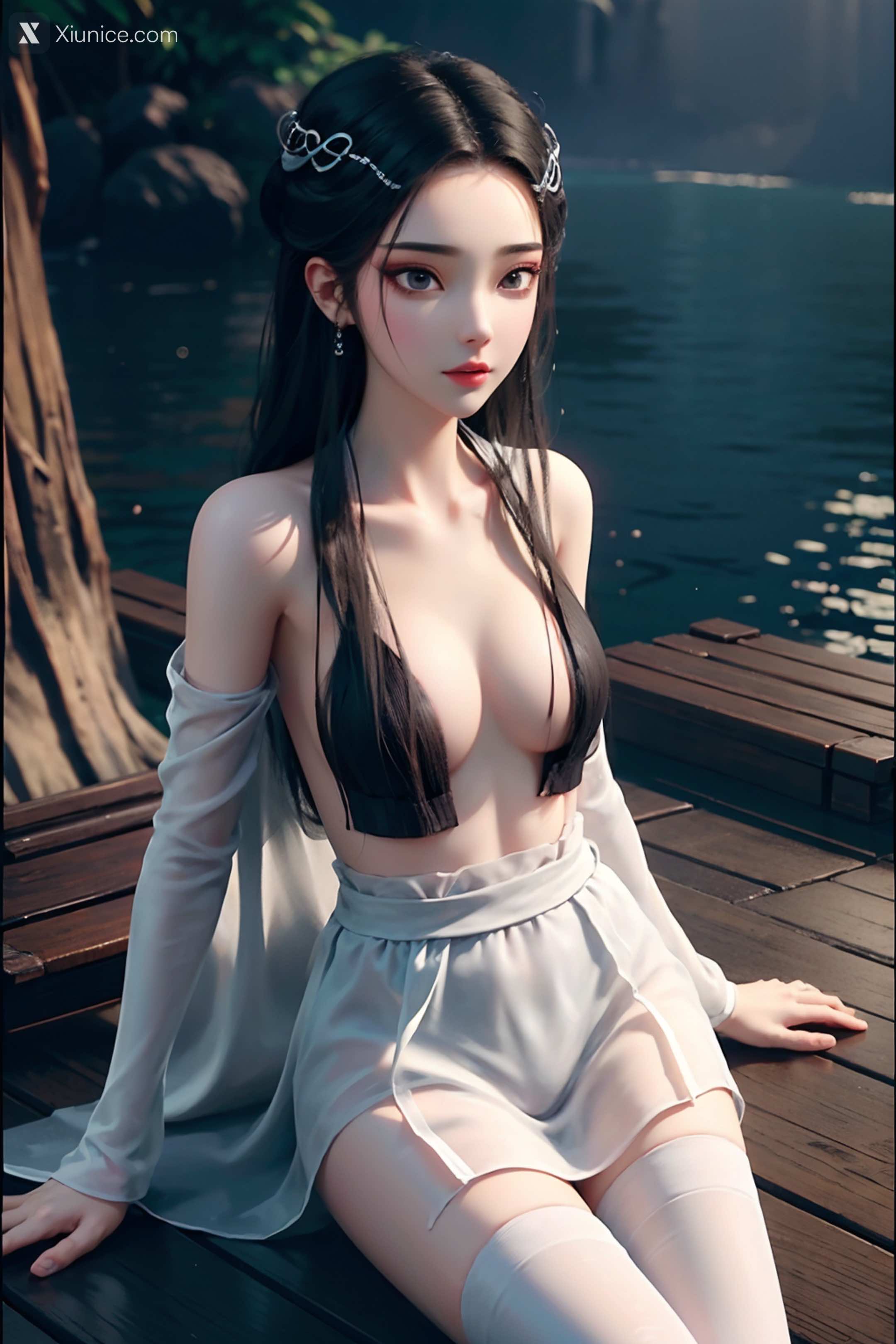 AI Girl Xiunice.com 白蛇缘起 小白 小白 薄纱 EP.1 184