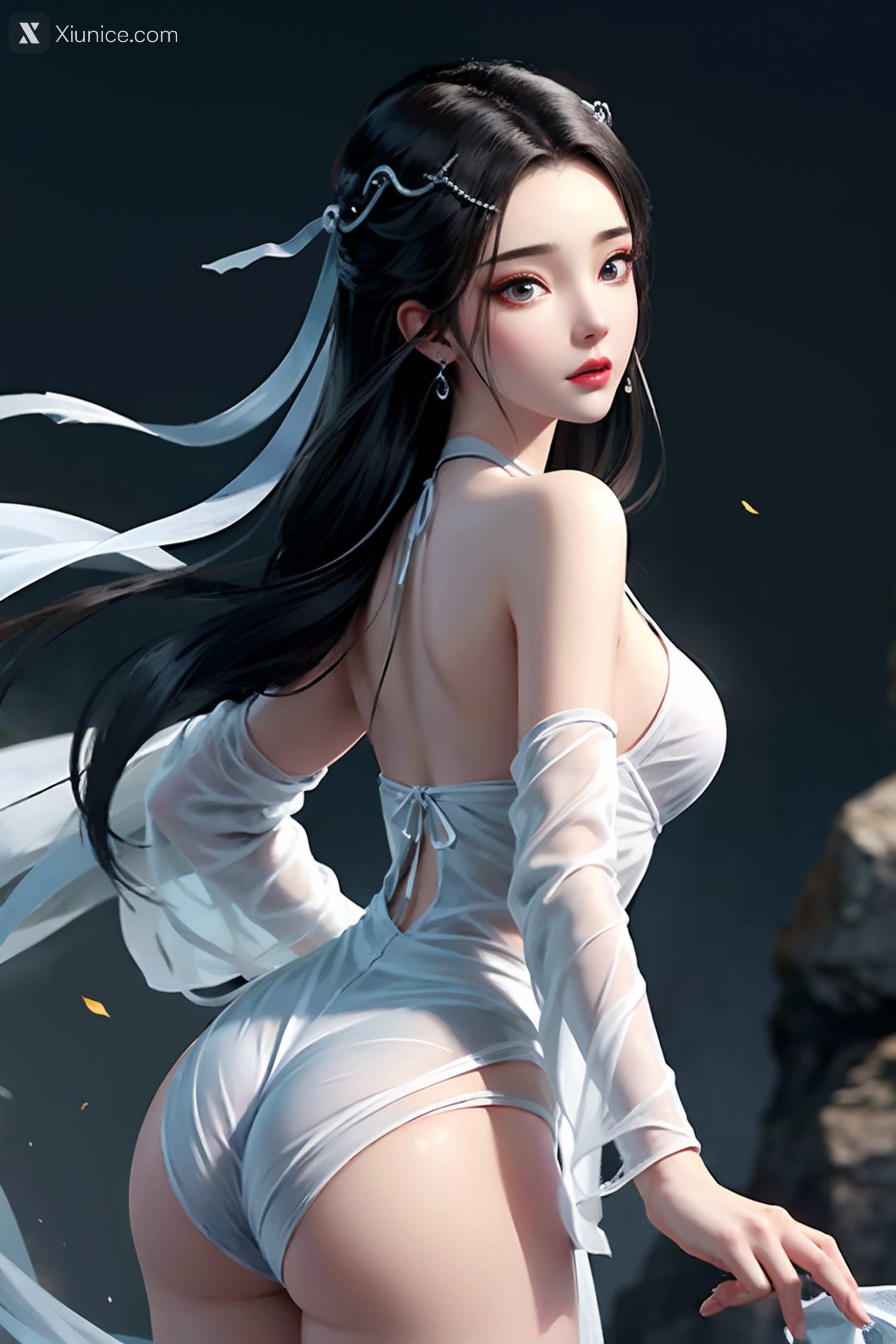 AI Girl Xiunice.com 白蛇缘起 小白 小白 薄纱 EP.1 204