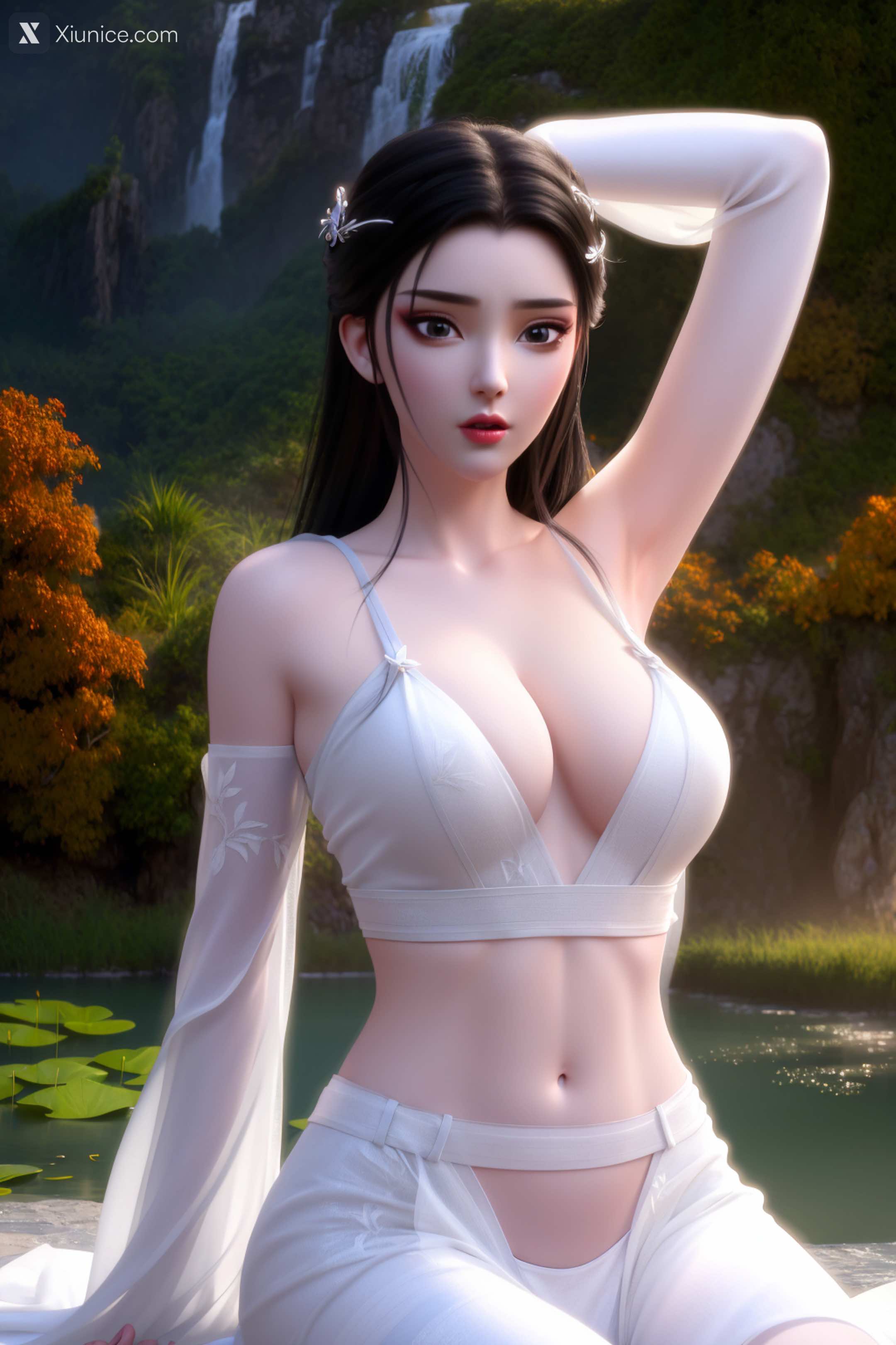 AI Girl Xiunice.com 白蛇缘起 小白 小白 薄纱 EP.1 27