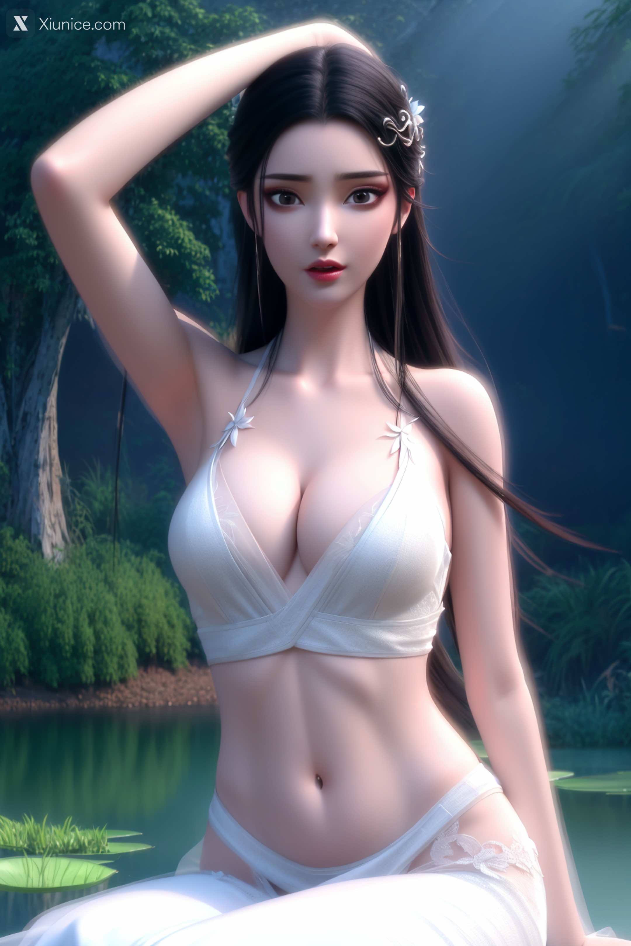 AI Girl Xiunice.com 白蛇缘起 小白 小白 薄纱 EP.1 87