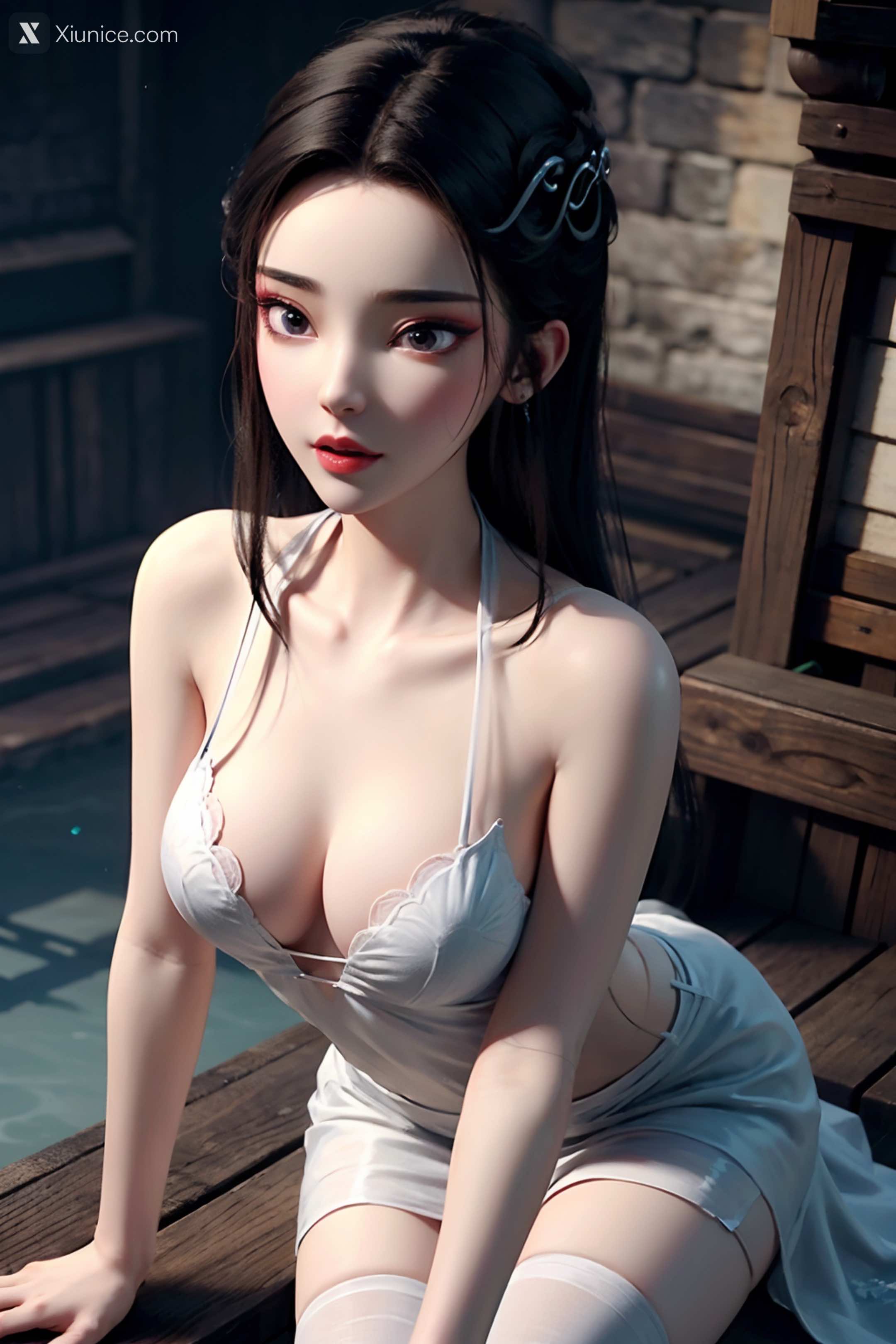 AI Girl Xiunice.com 白蛇缘起 小白 小白 薄纱 EP.2 102