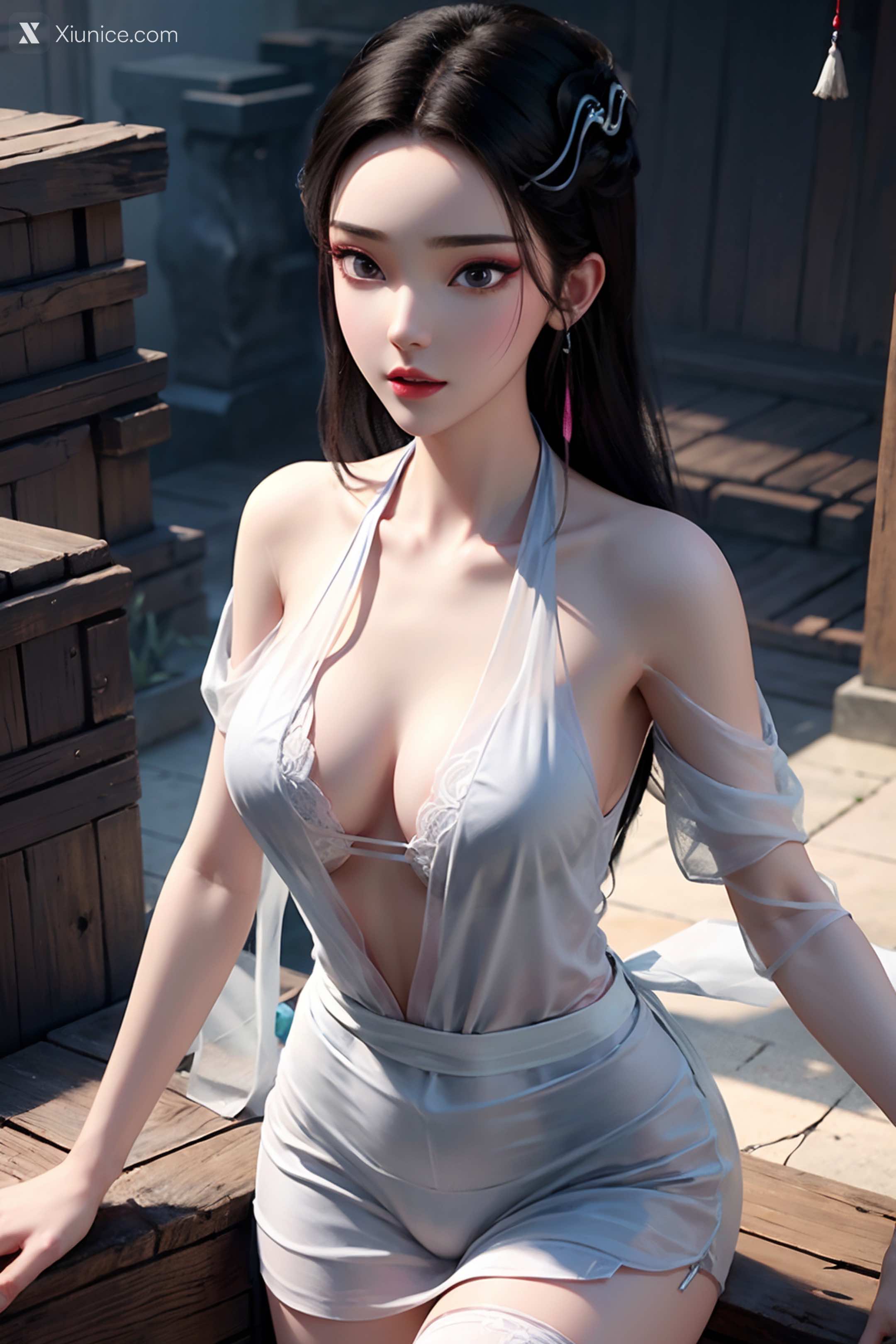AI Girl Xiunice.com 白蛇缘起 小白 小白 薄纱 EP.2 108