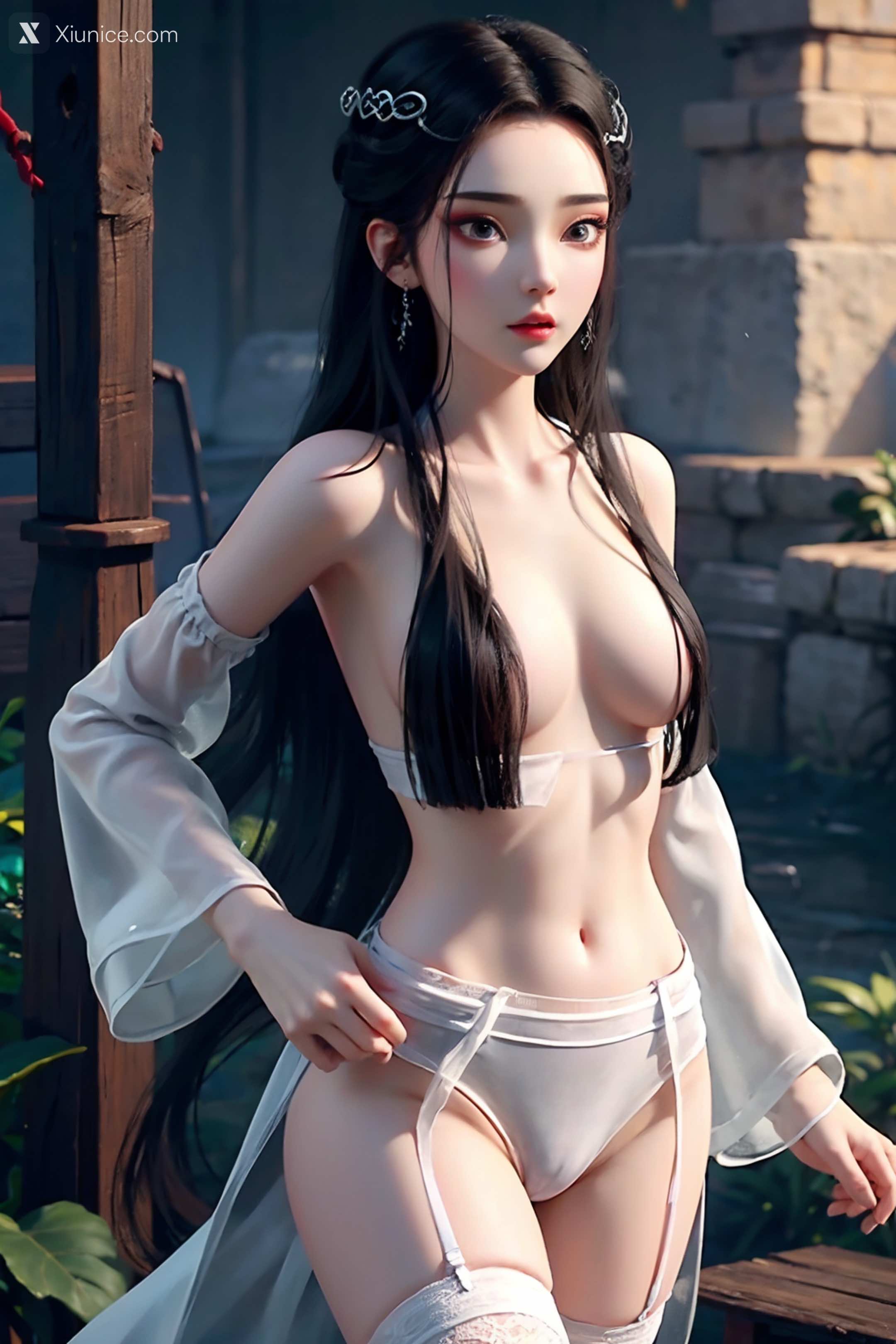AI Girl Xiunice.com 白蛇缘起 小白 小白 薄纱 EP.2 111