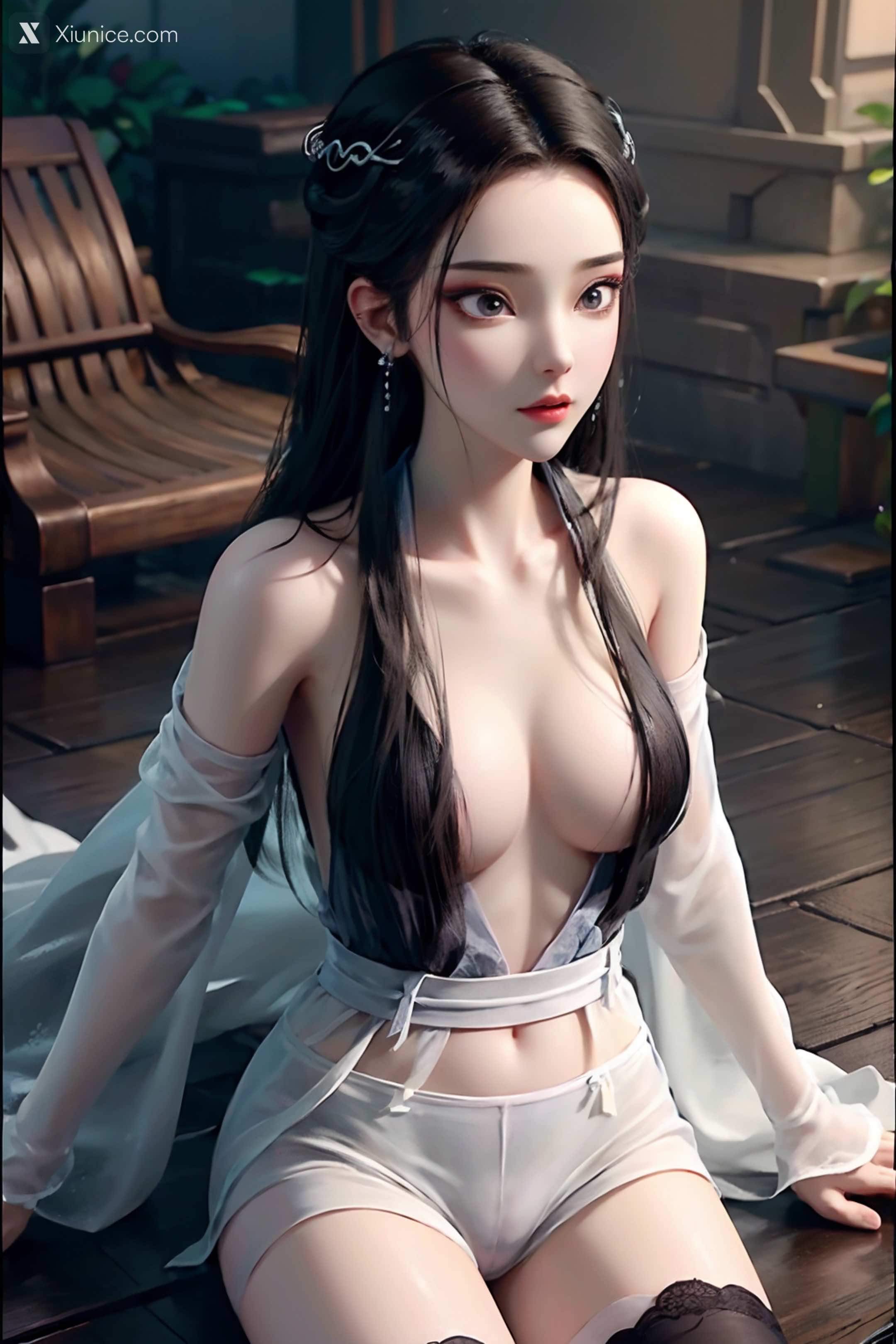 AI Girl Xiunice.com 白蛇缘起 小白 小白 薄纱 EP.2 130