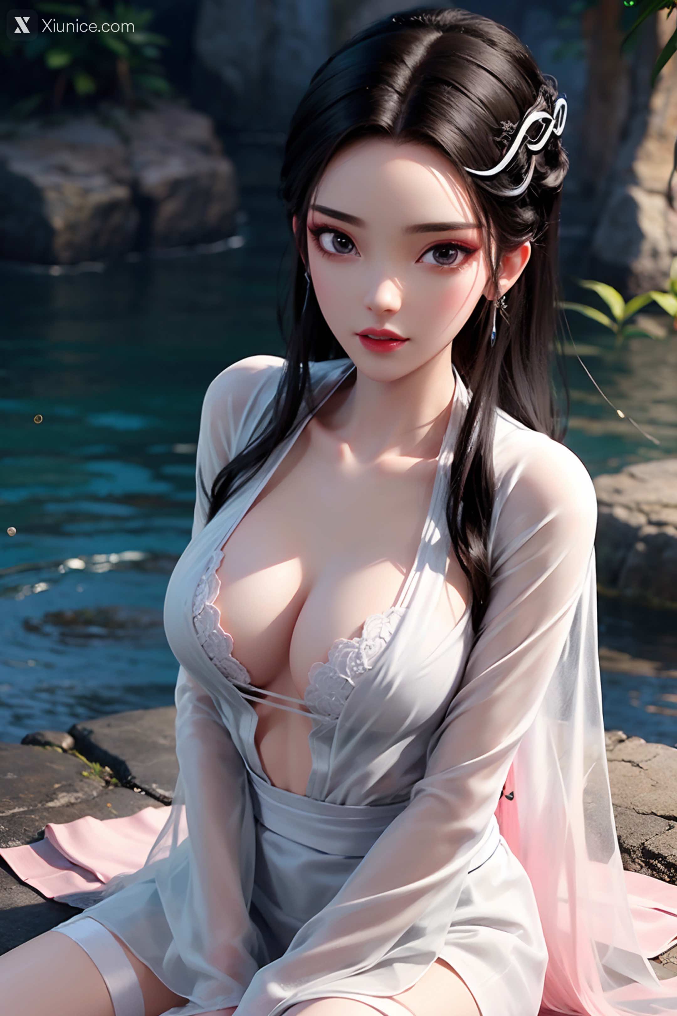 AI Girl Xiunice.com 白蛇缘起 小白 小白 薄纱 EP.2 44