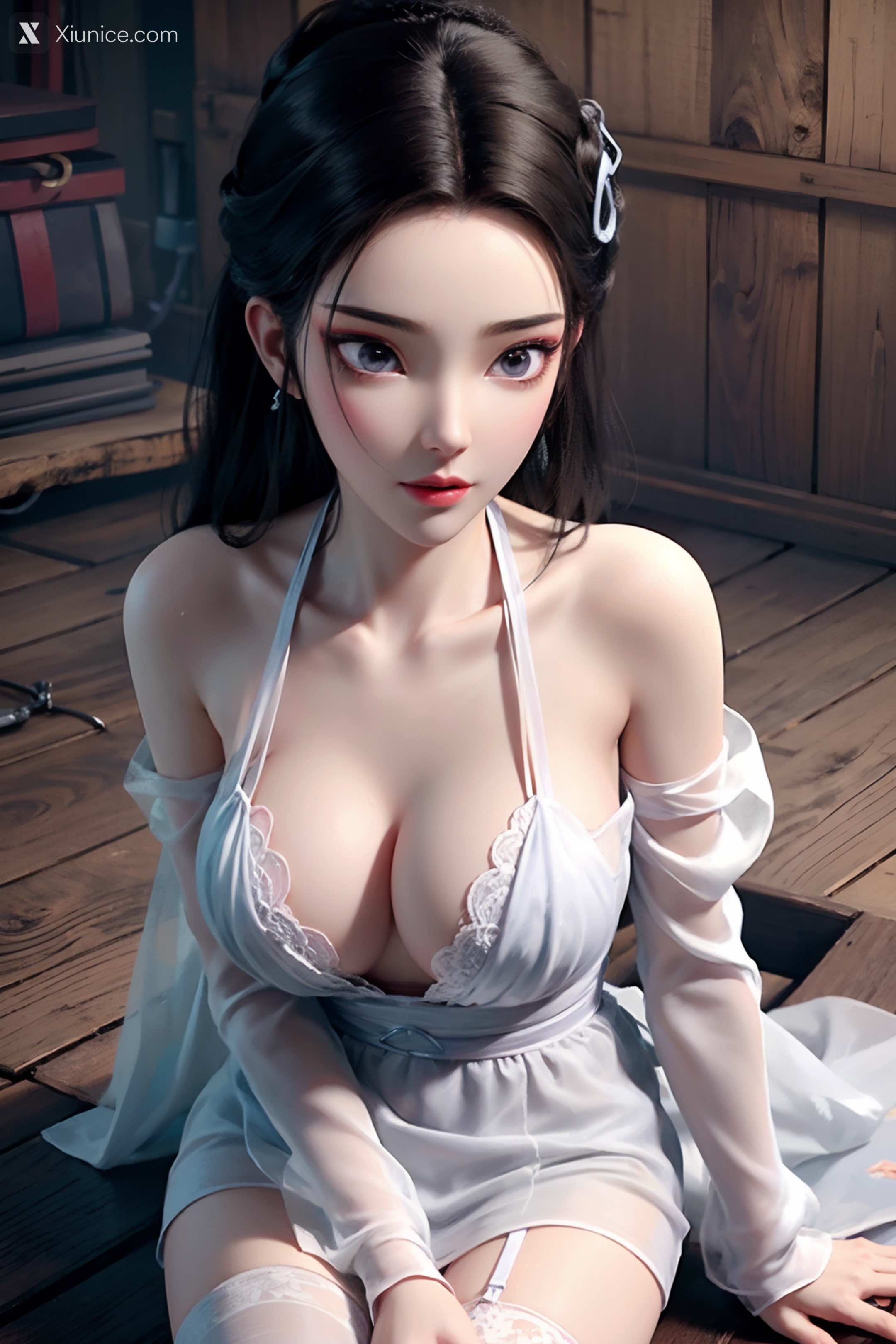 AI Girl Xiunice.com 白蛇缘起 小白 小白 薄纱 EP.2 57