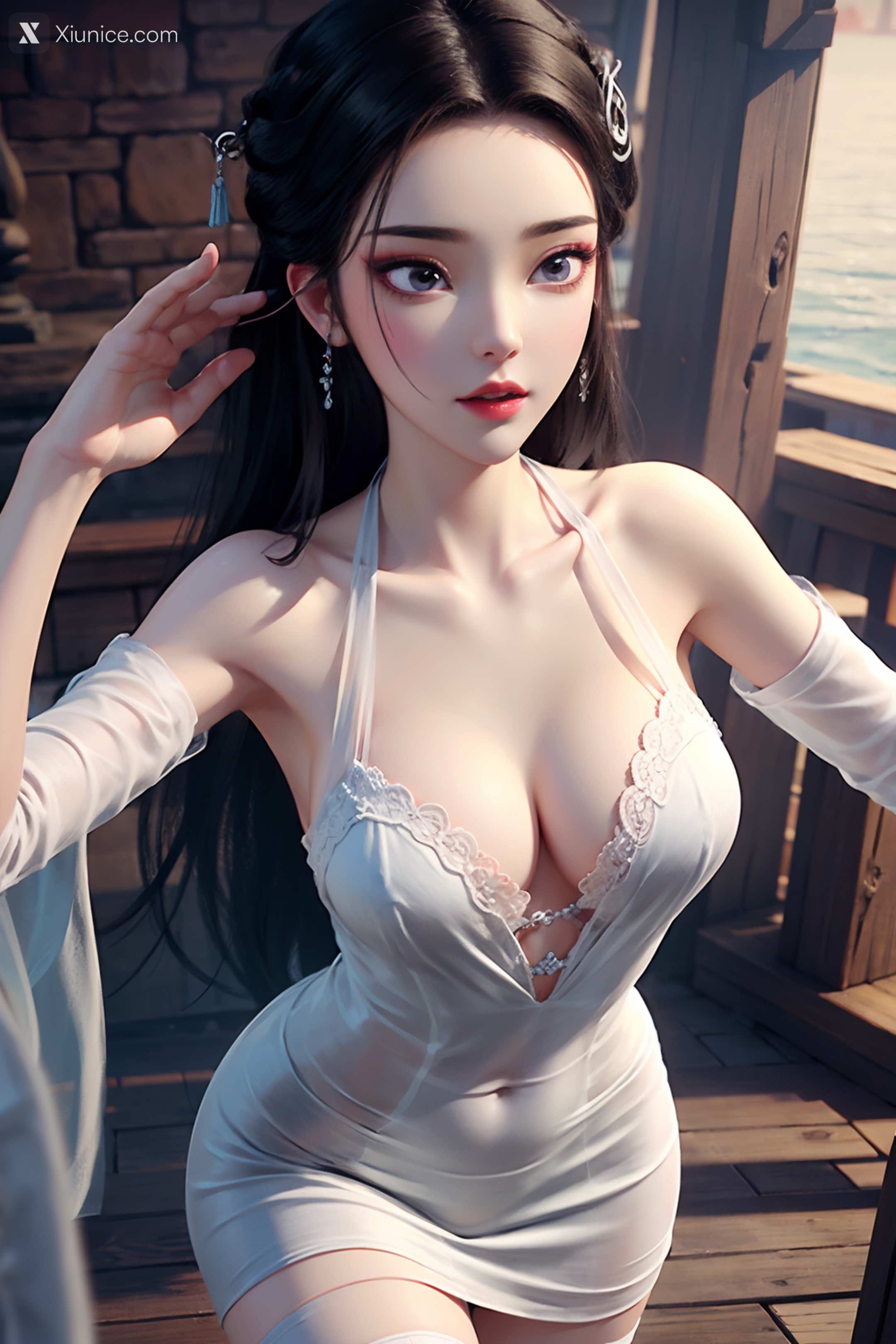 AI Girl Xiunice.com 白蛇缘起 小白 小白 薄纱 EP.2 61