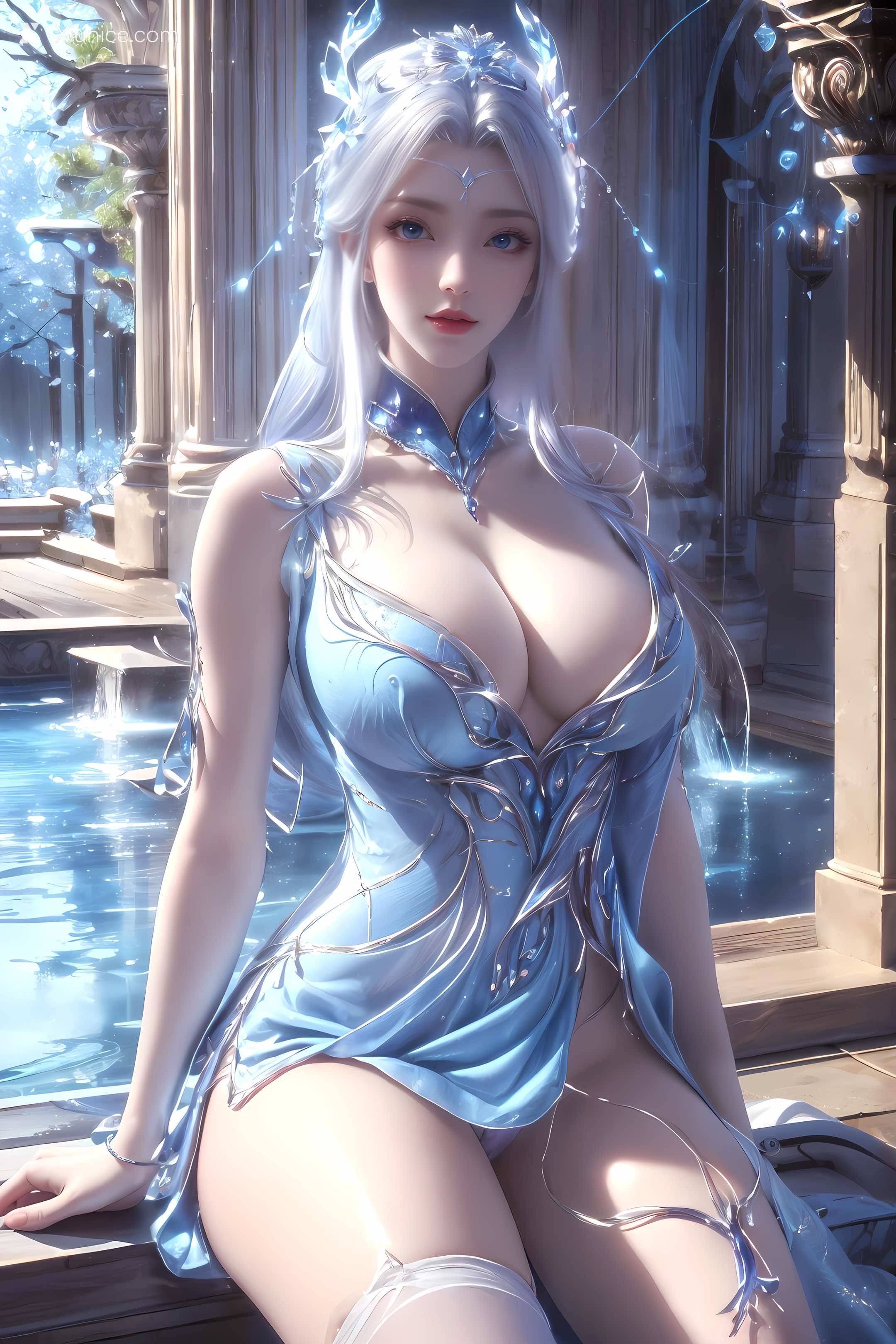 AI Girl Xiunice.com 百炼成神 宁雨蝶 绝美容颜 12
