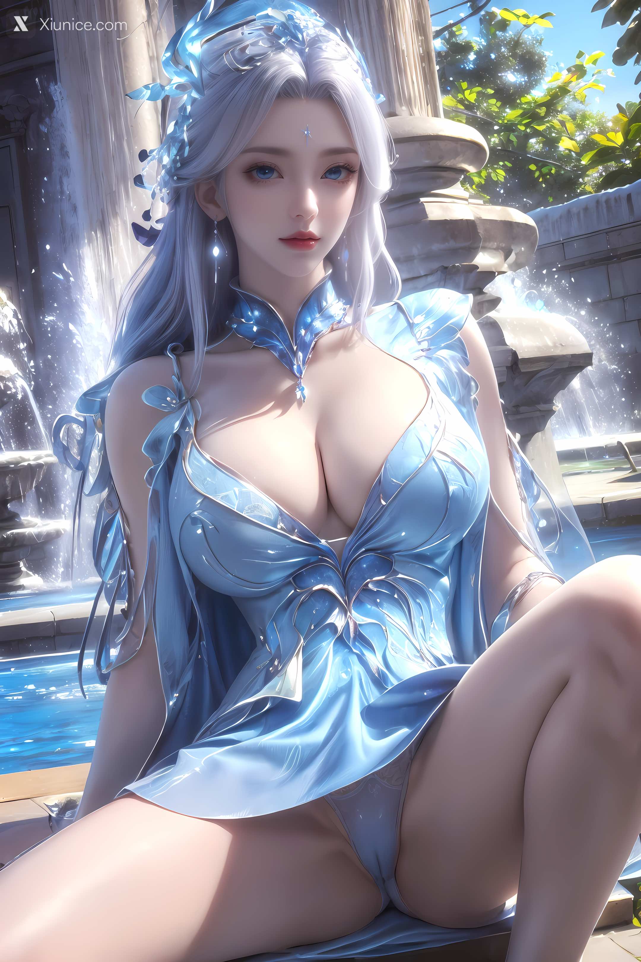 AI Girl Xiunice.com 百炼成神 宁雨蝶 绝美容颜 16
