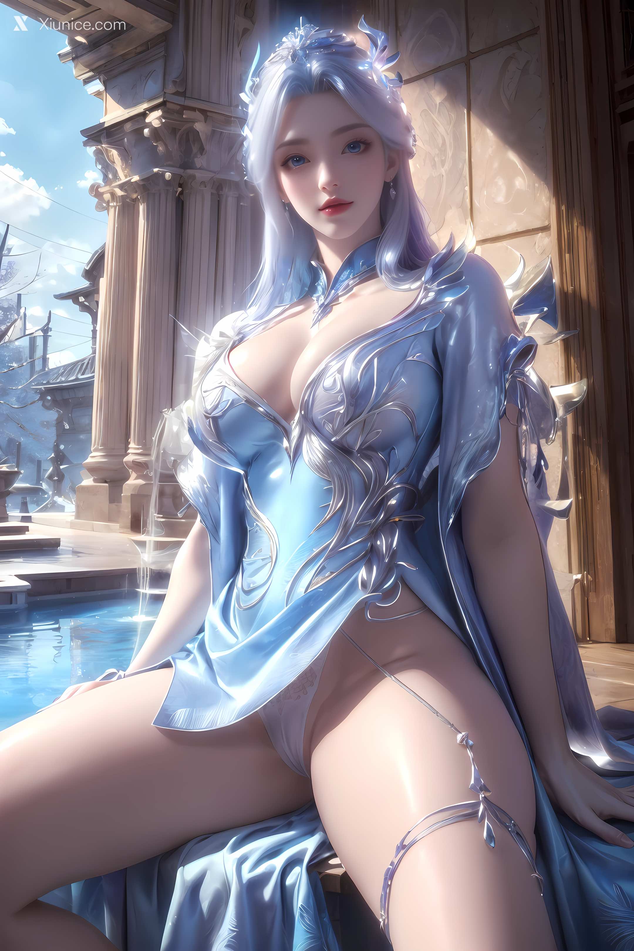 AI Girl Xiunice.com 百炼成神 宁雨蝶 绝美容颜 17