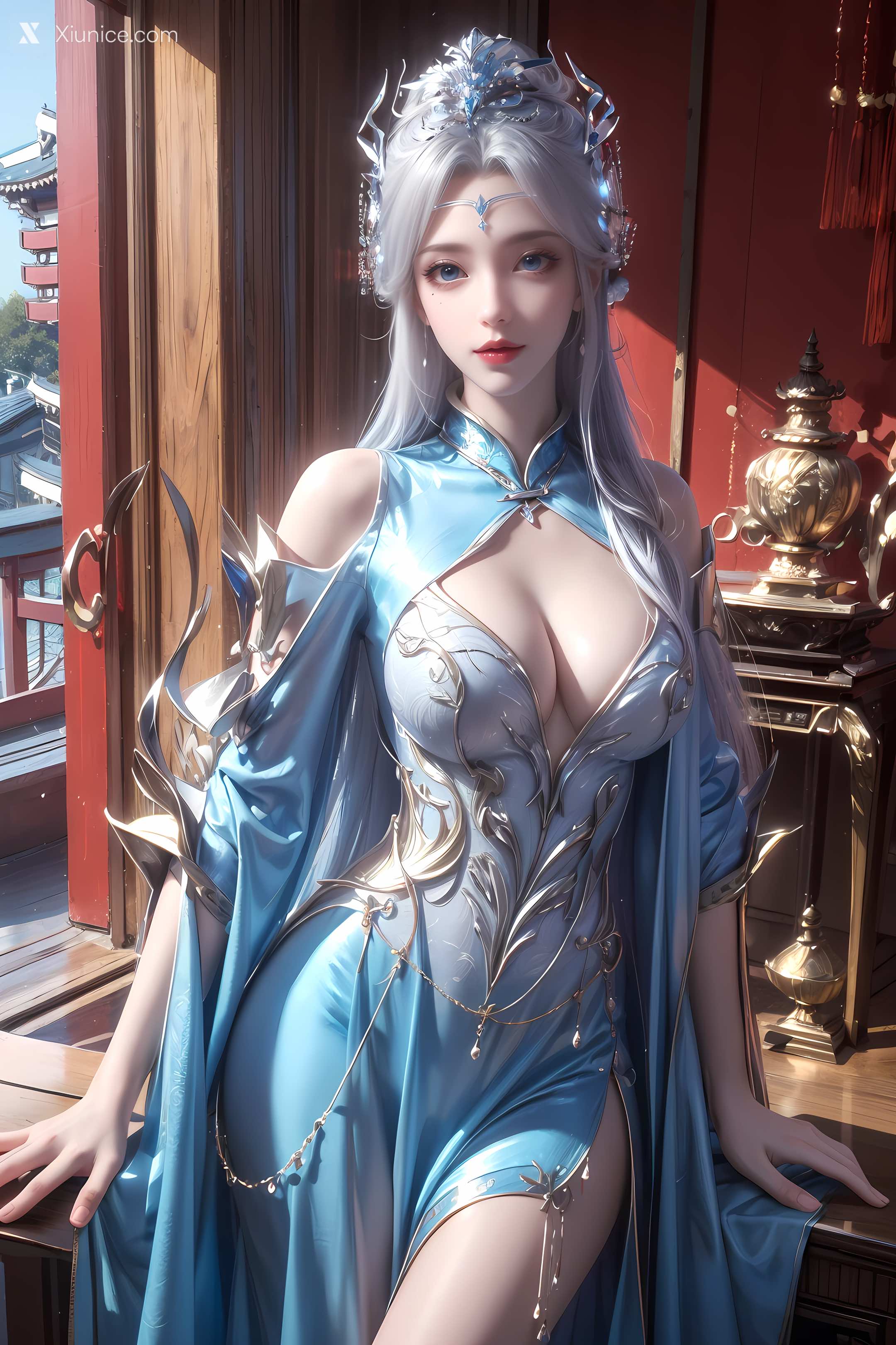 AI Girl Xiunice.com 百炼成神 宁雨蝶 绝美容颜 2