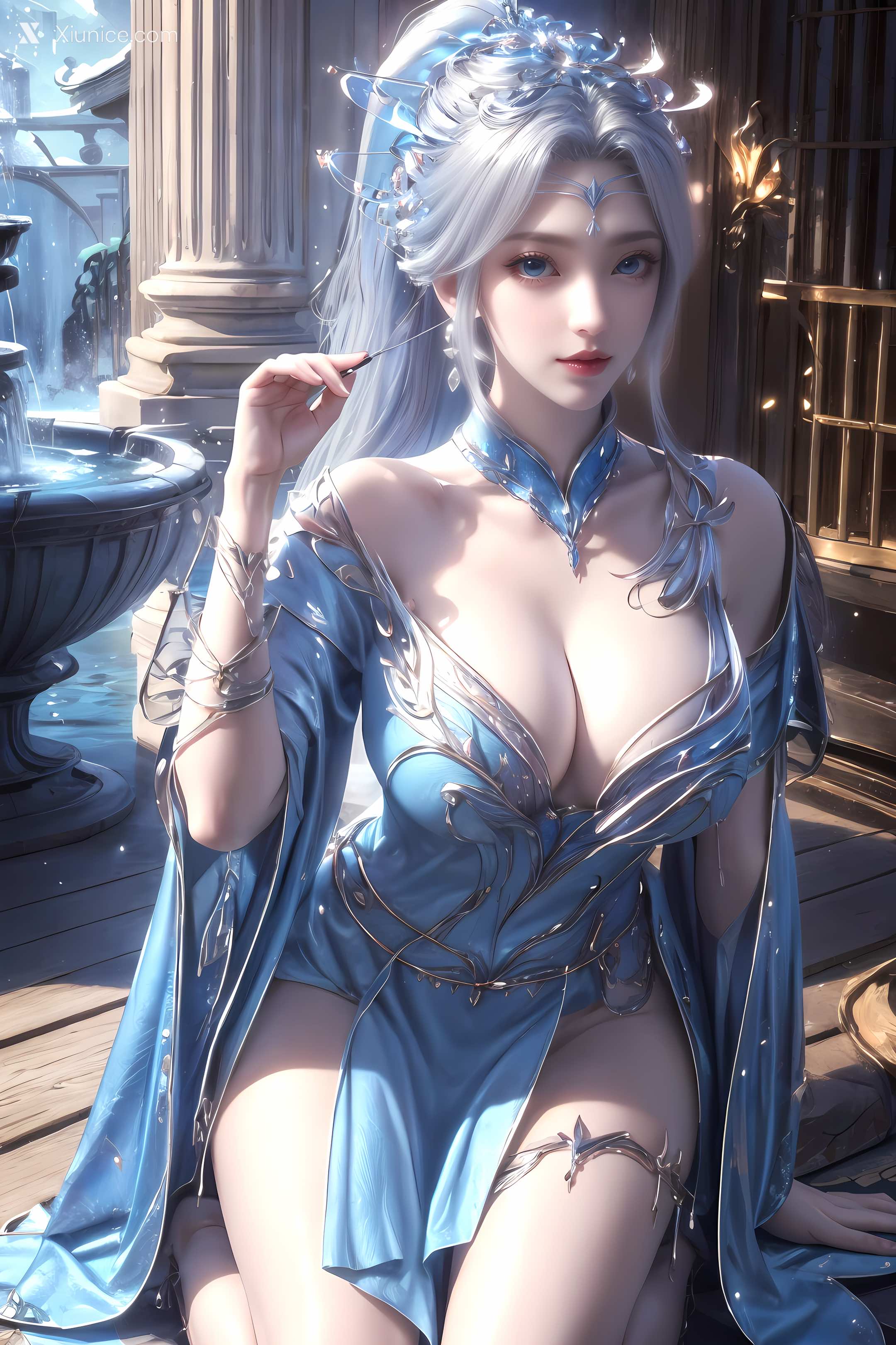 AI Girl Xiunice.com 百炼成神 宁雨蝶 绝美容颜 22
