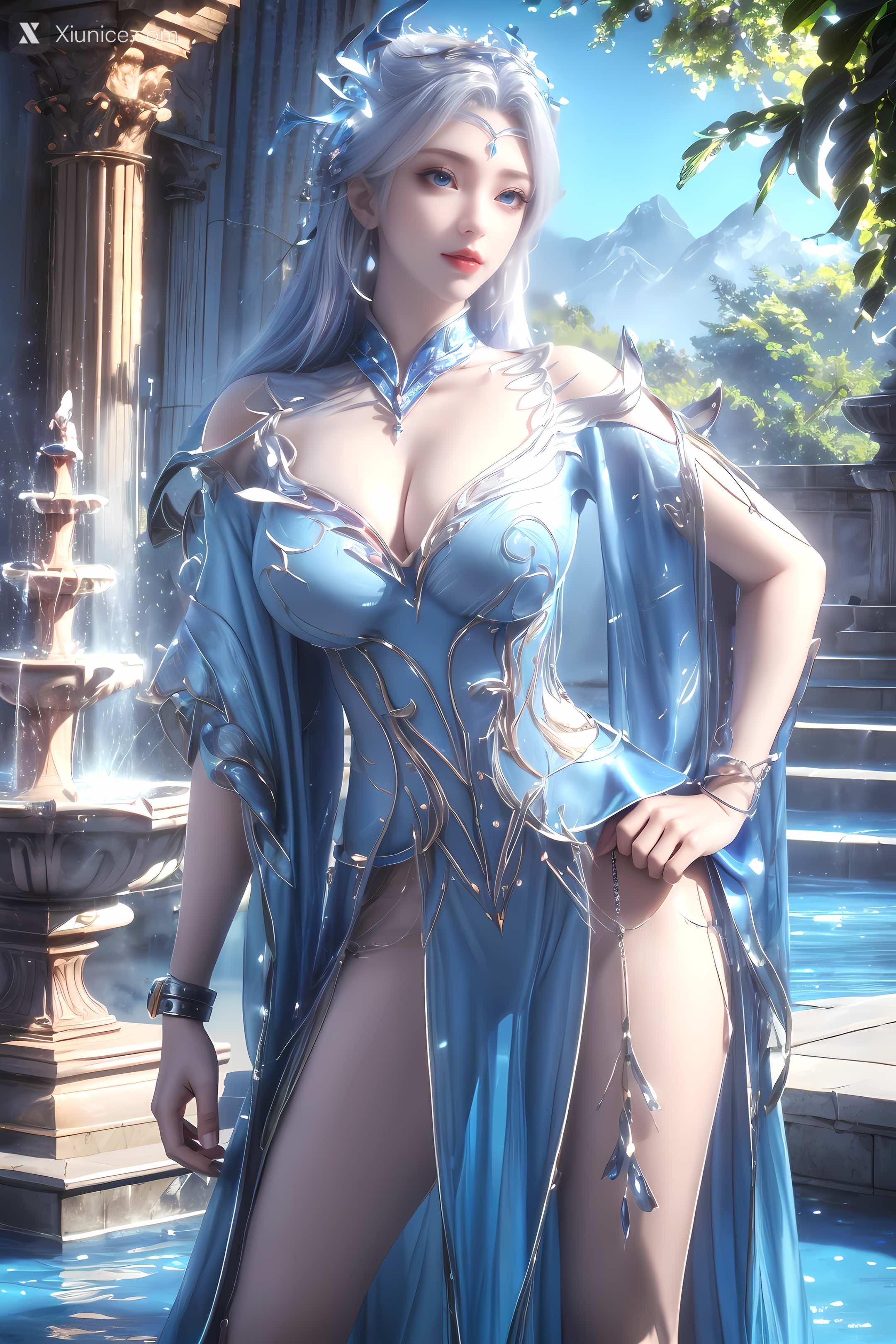 AI Girl Xiunice.com 百炼成神 宁雨蝶 绝美容颜 25