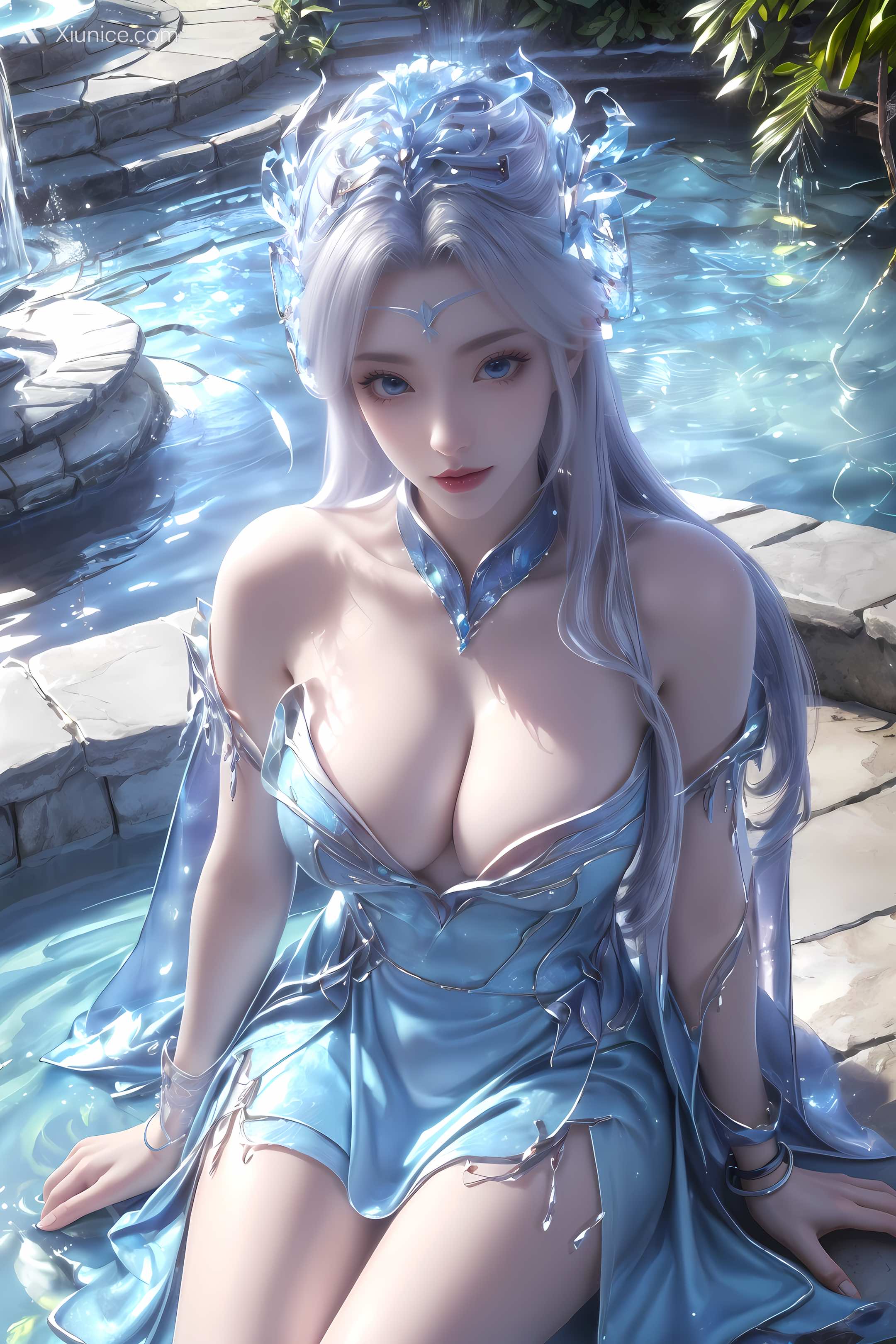 AI Girl Xiunice.com 百炼成神 宁雨蝶 绝美容颜 32