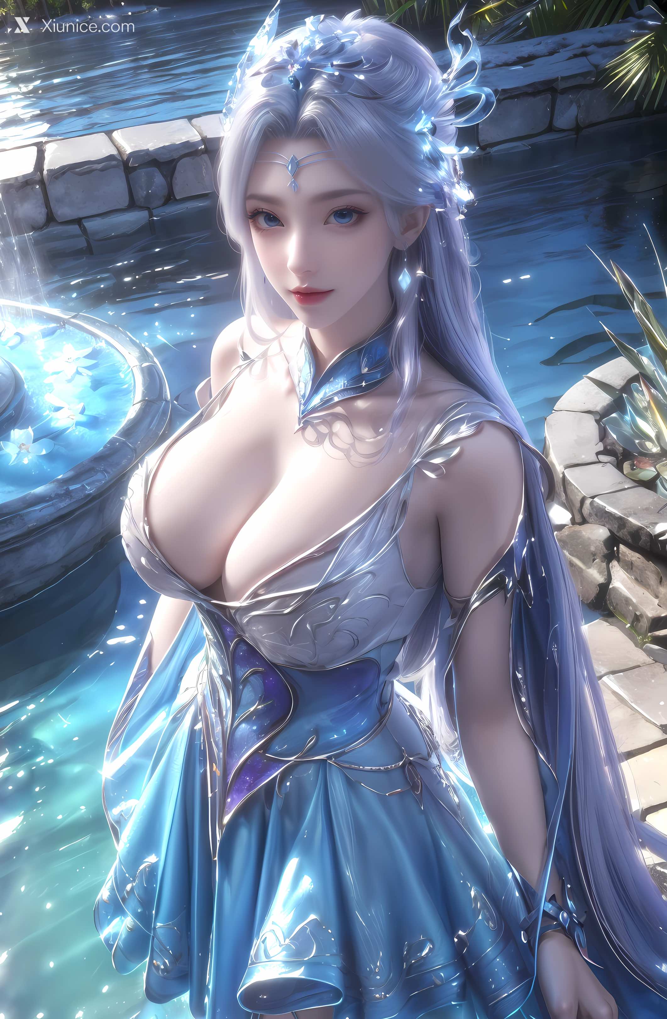 AI Girl Xiunice.com 百炼成神 宁雨蝶 绝美容颜 34