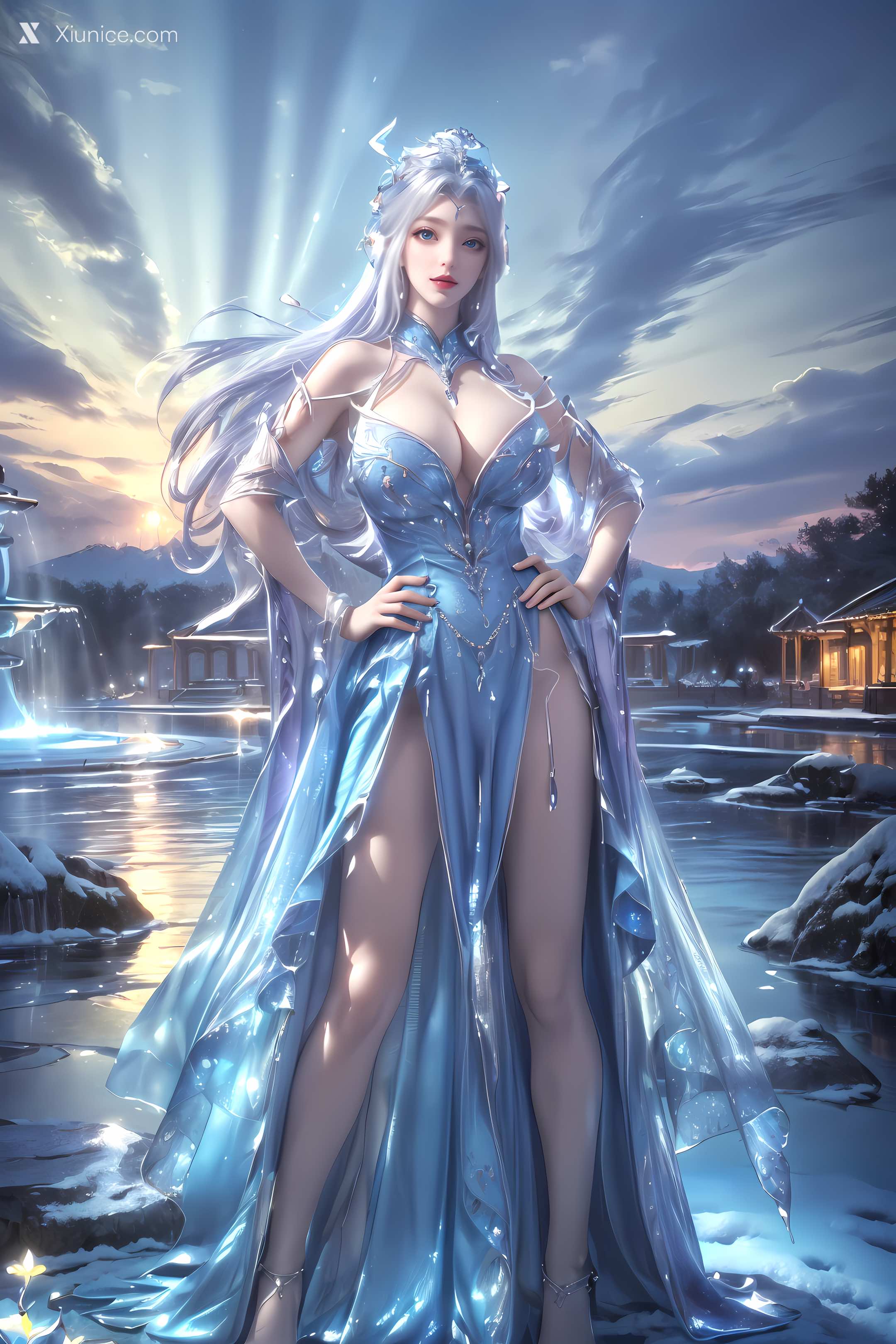 AI Girl Xiunice.com 百炼成神 宁雨蝶 绝美容颜 36