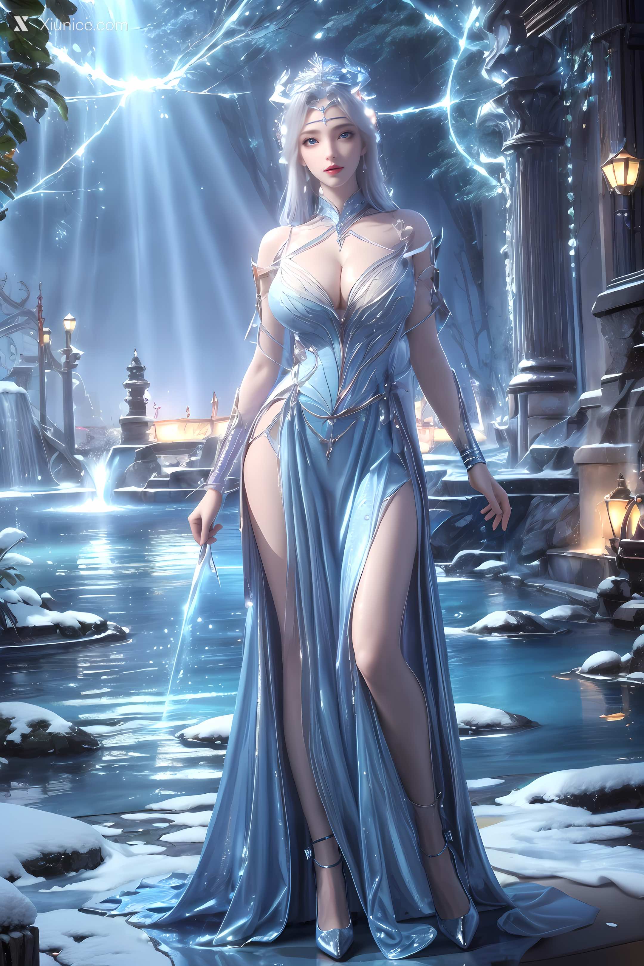 AI Girl Xiunice.com 百炼成神 宁雨蝶 绝美容颜 37