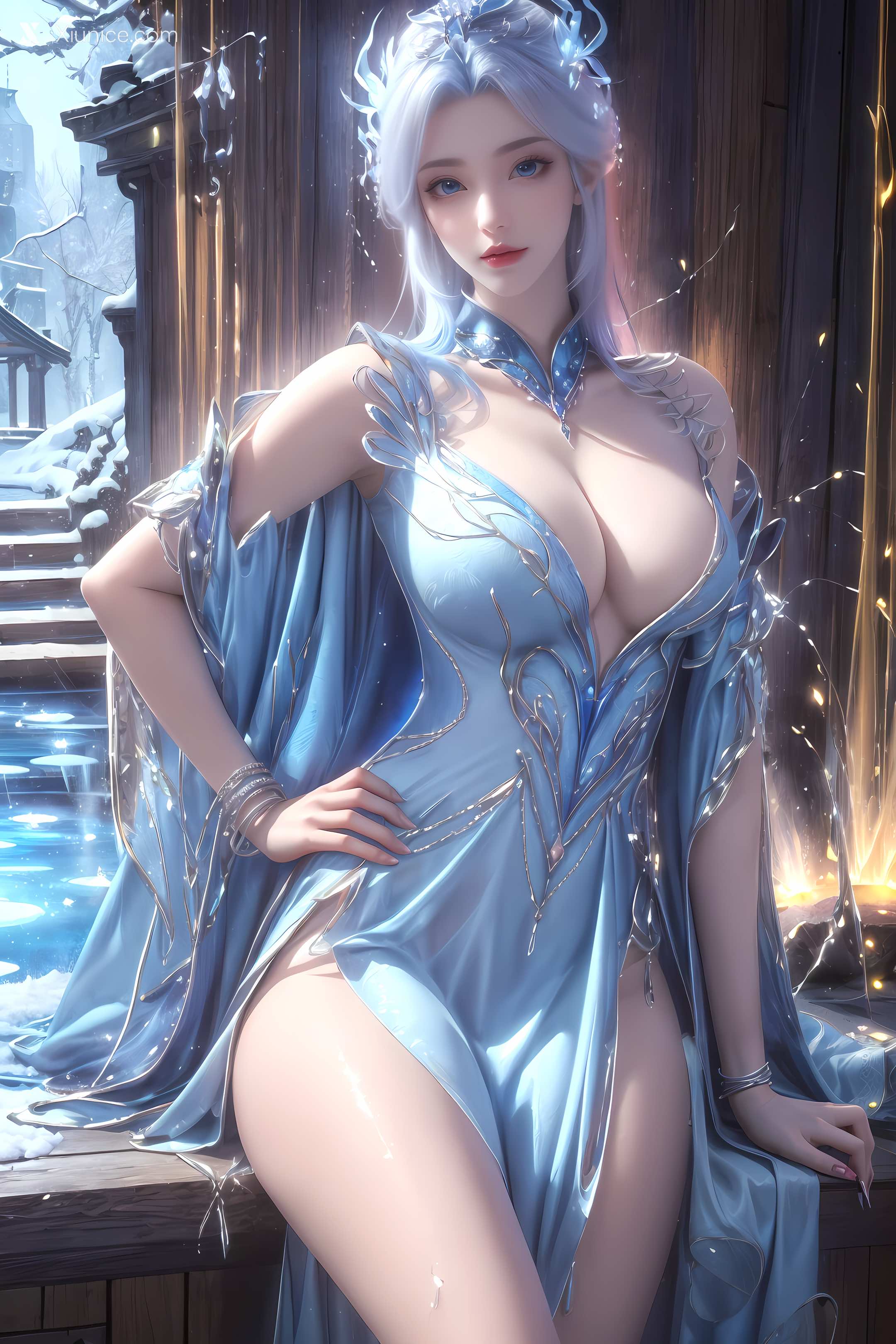 AI Girl Xiunice.com 百炼成神 宁雨蝶 绝美容颜 4