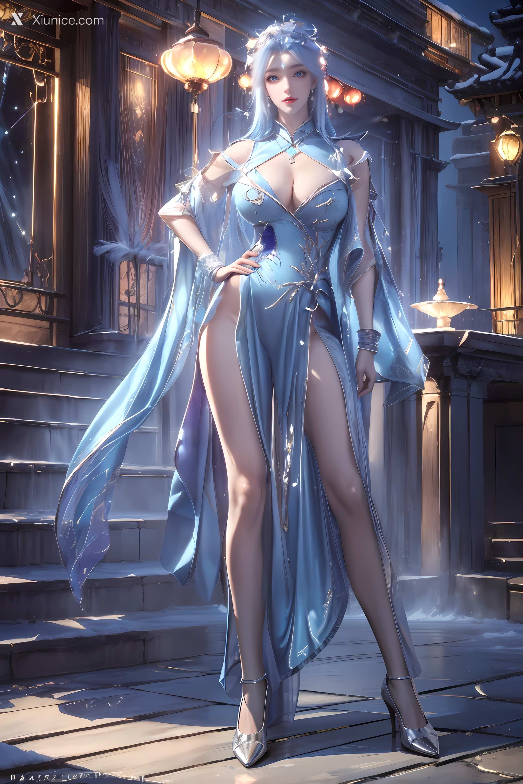 AI Girl Xiunice.com 百炼成神 宁雨蝶 绝美容颜 45