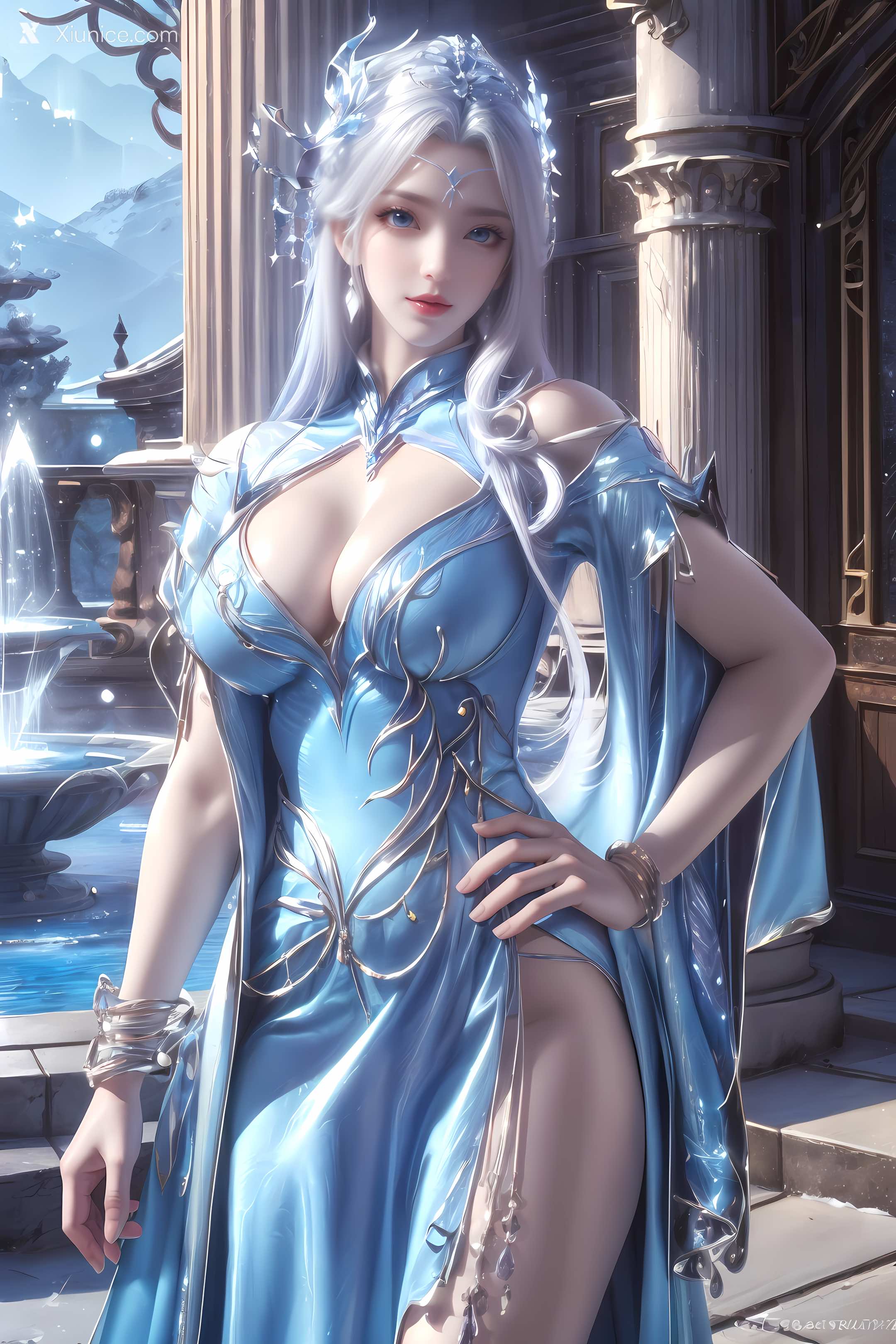 AI Girl Xiunice.com 百炼成神 宁雨蝶 绝美容颜 5