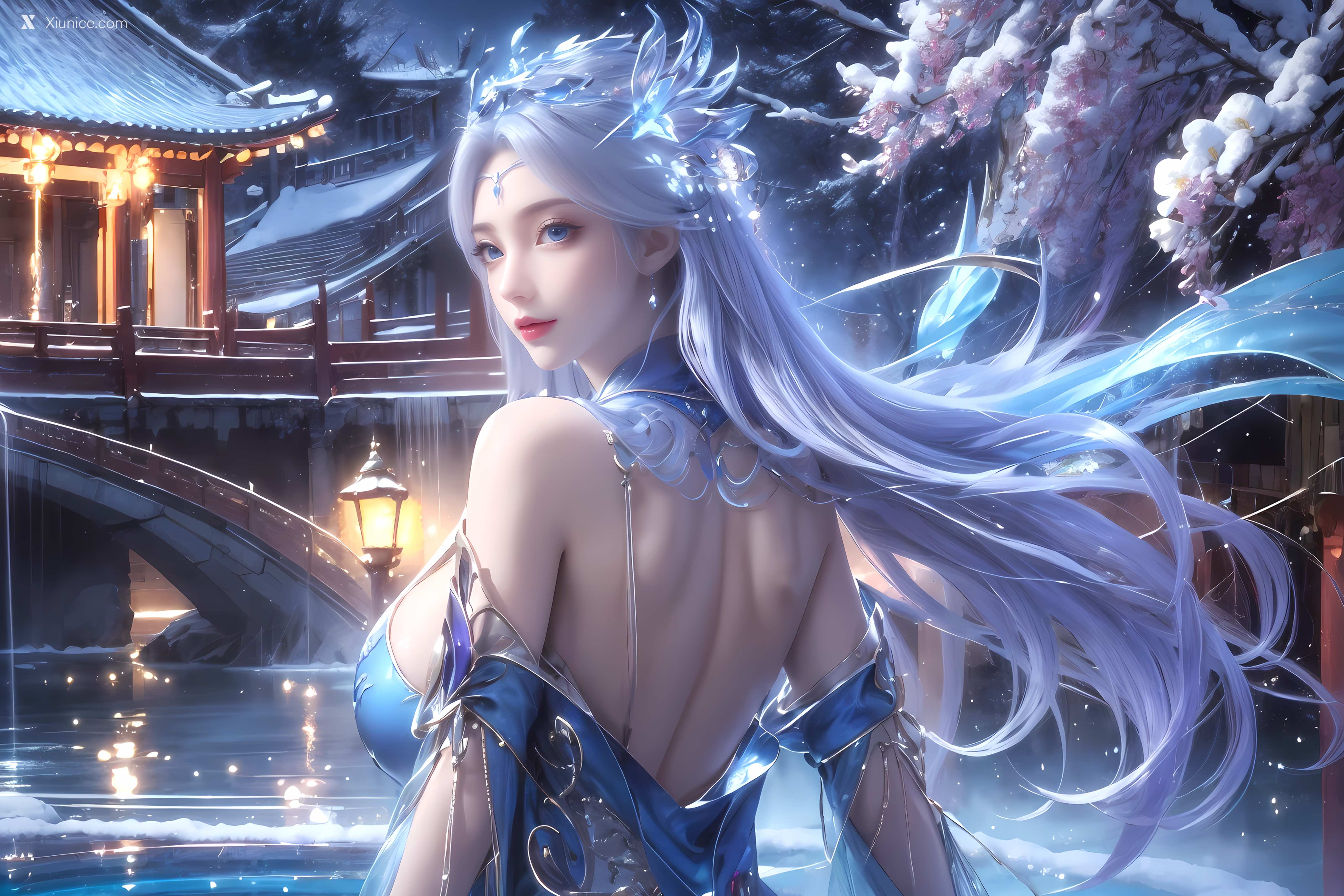 AI Girl Xiunice.com 百炼成神 宁雨蝶 绝美容颜 78