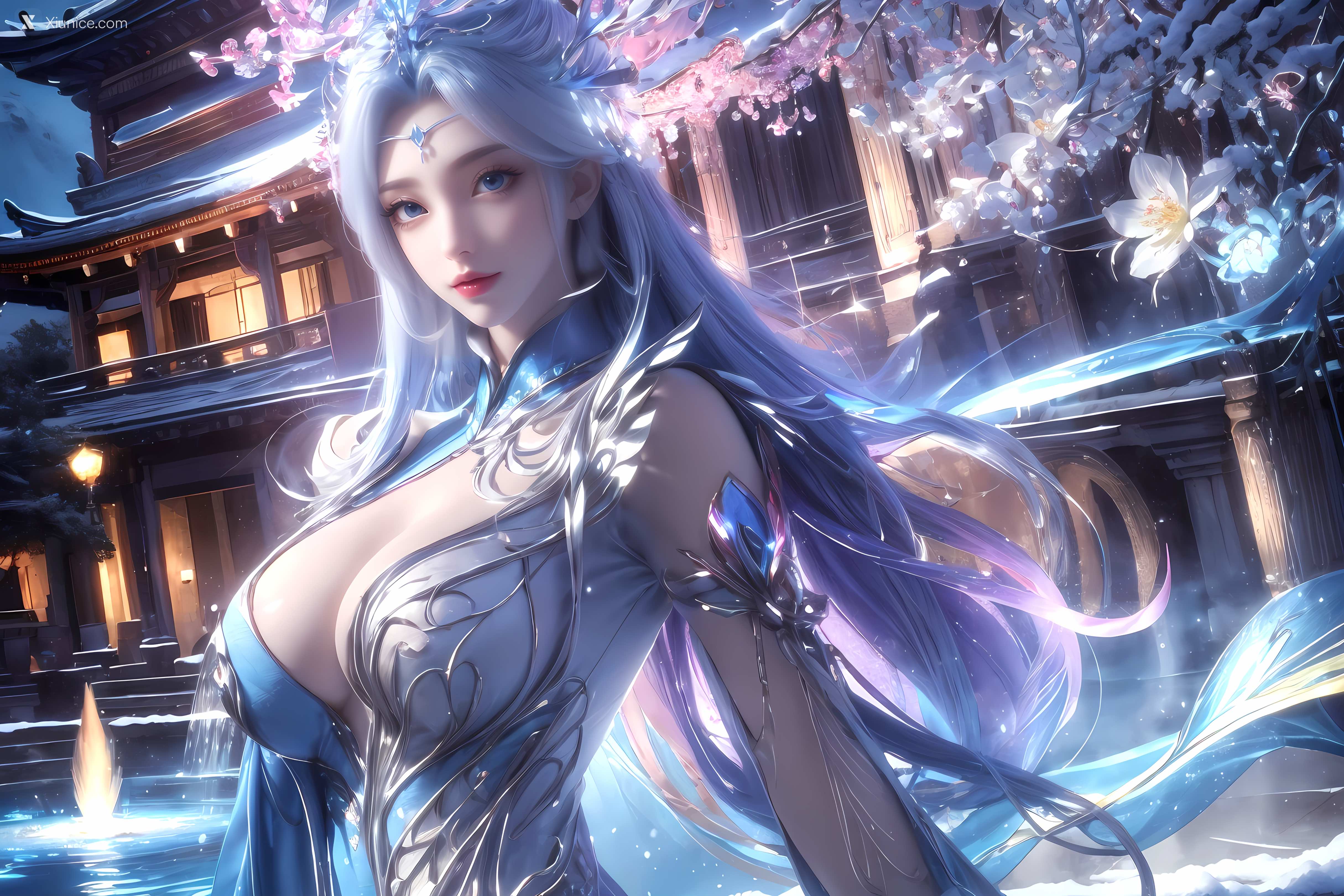 AI Girl Xiunice.com 百炼成神 宁雨蝶 绝美容颜 79